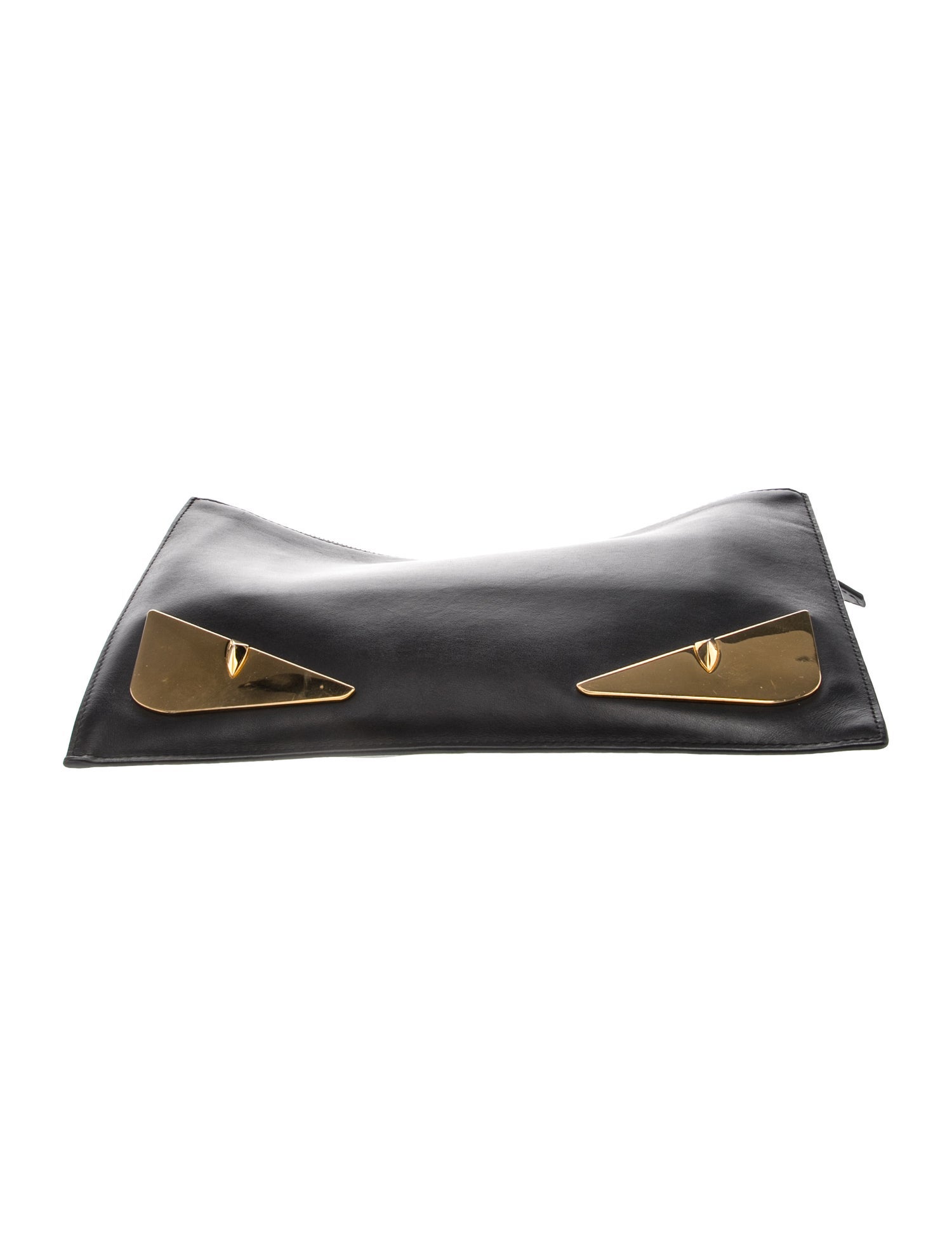 Fendi Monsters Monster Eye Pouch - Black Clutches, Handbags
