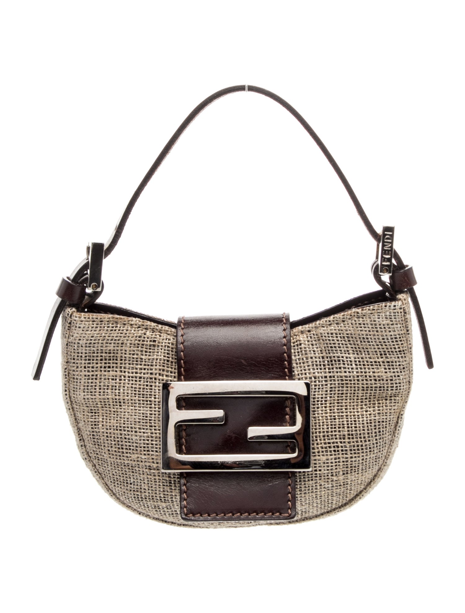 Fendi Zucca FF Top Handle Bag Vintage
