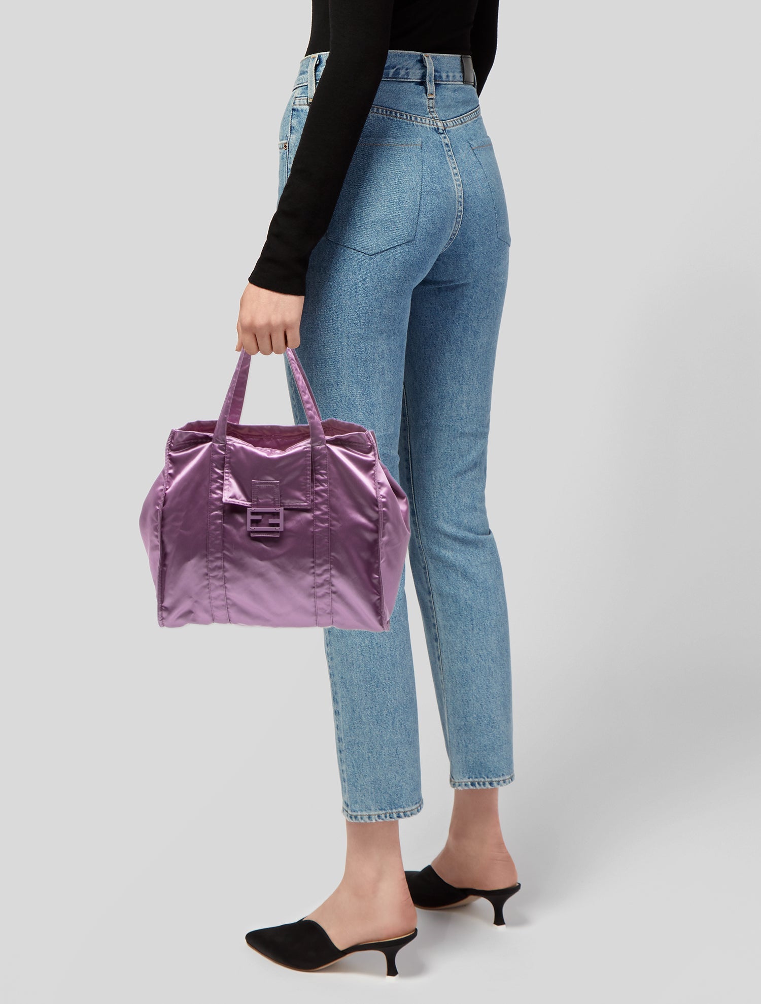 Fendi Satin Baguette