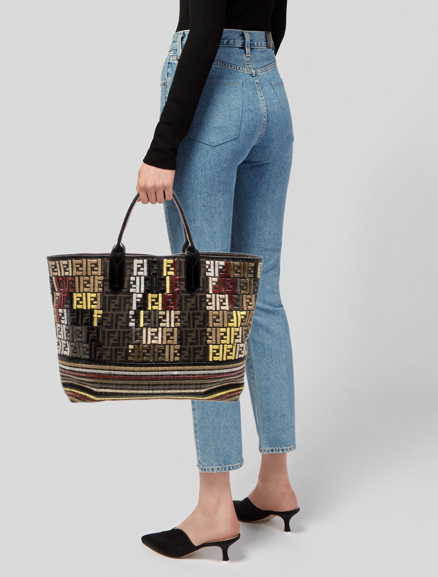 Fendi Zucca FF Tote Vintage