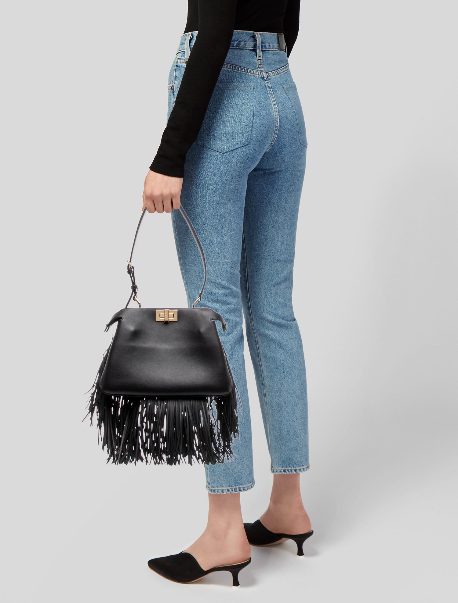 Fendi Leather Peekaboo Small 2025