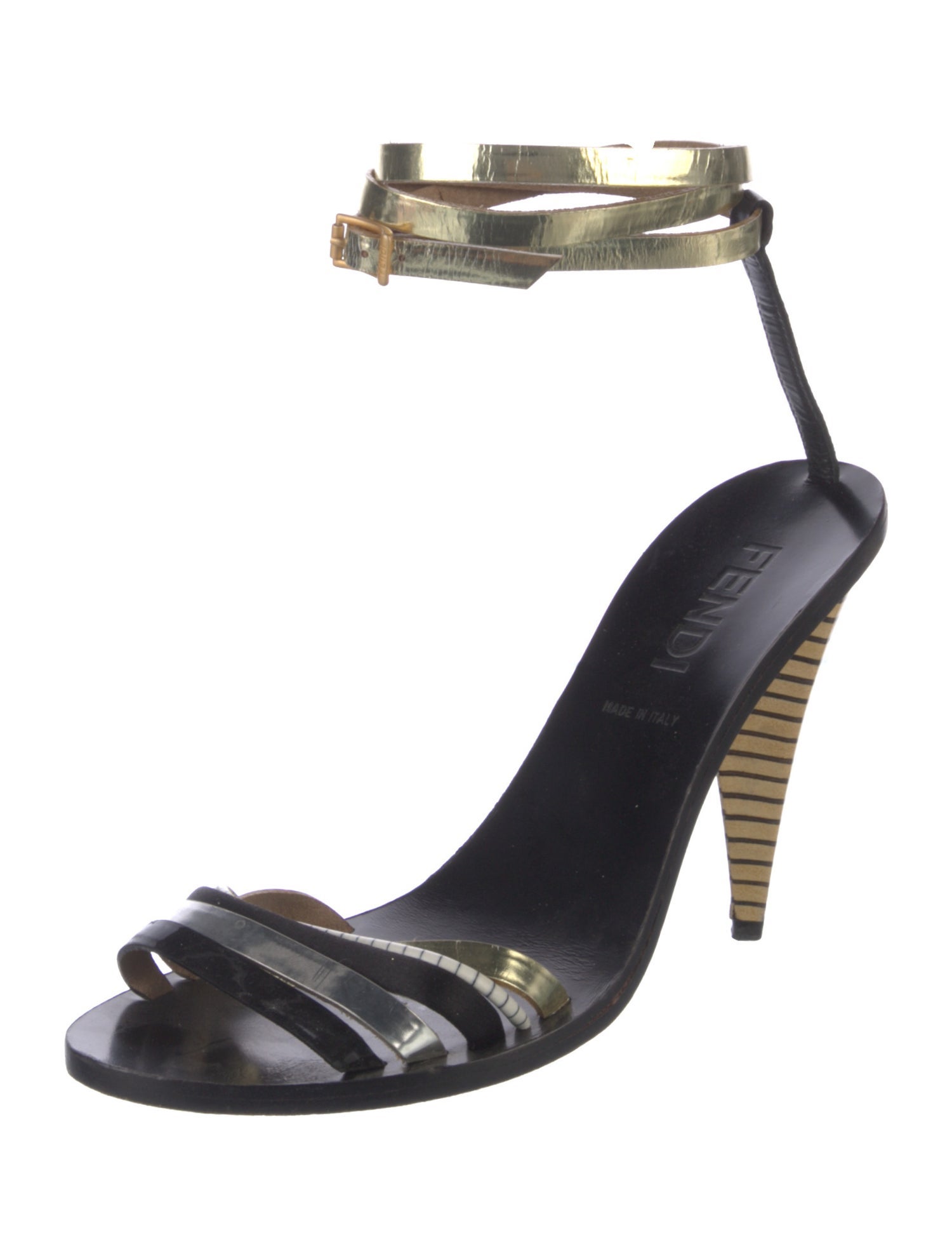 Fendi Leather Sandals
