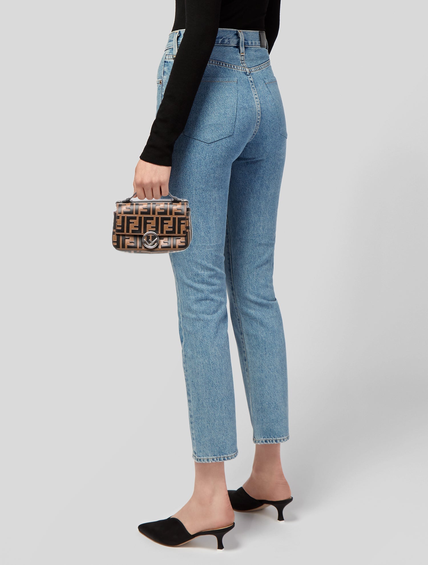 Fendi Zucca FF Baguette Micro