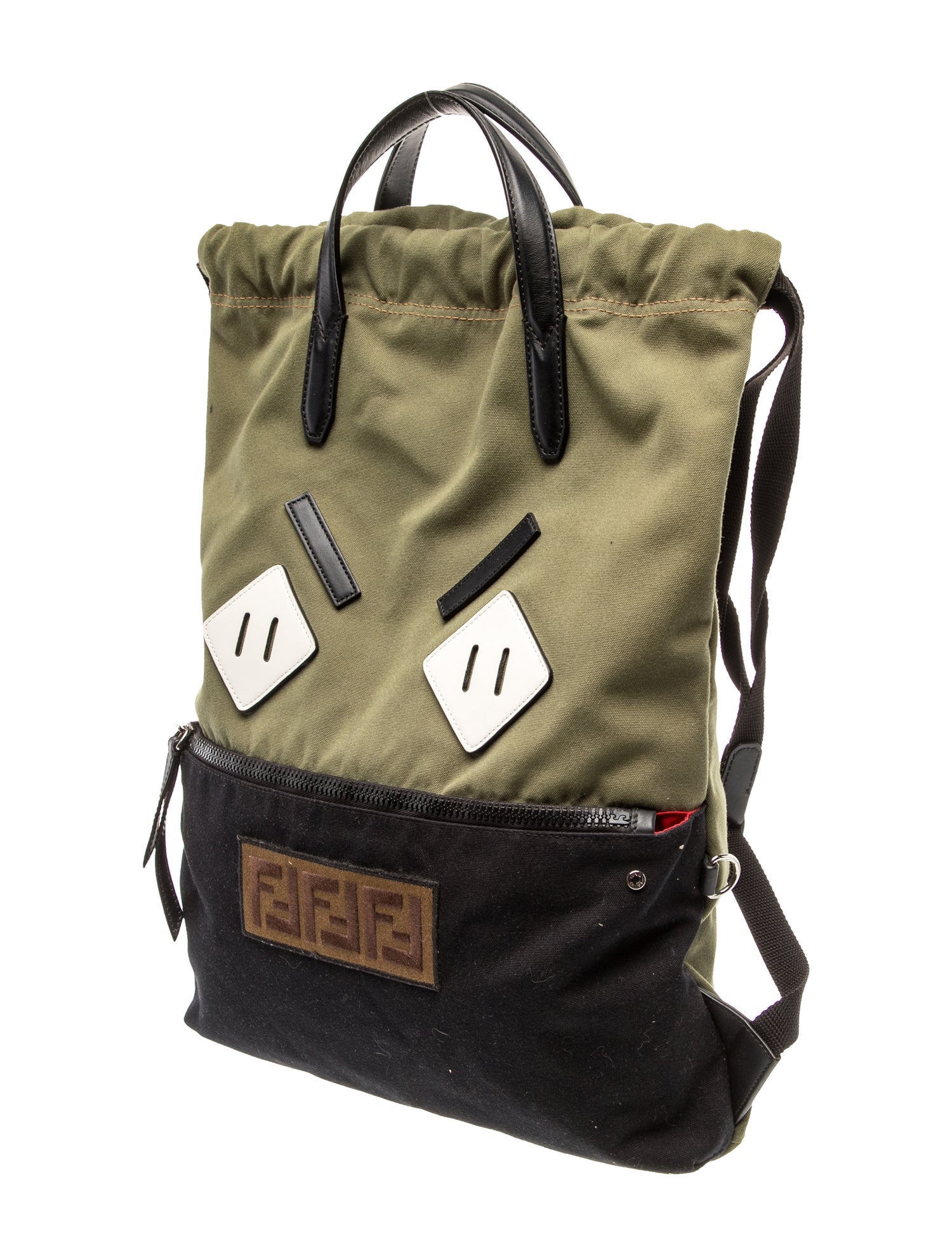 Fendi Canvas Backpack