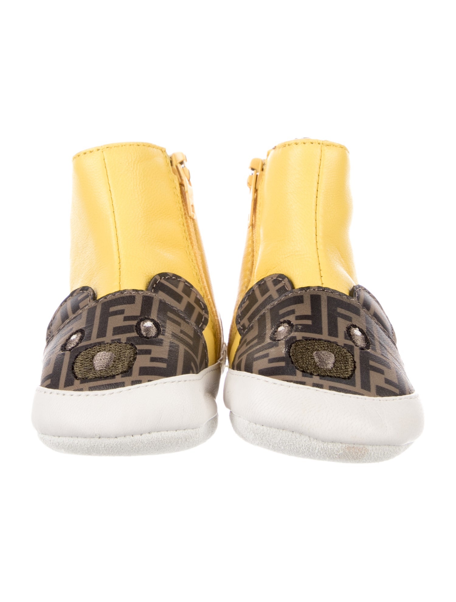 Fendi Infant Boys' Logo Print High Top Booties