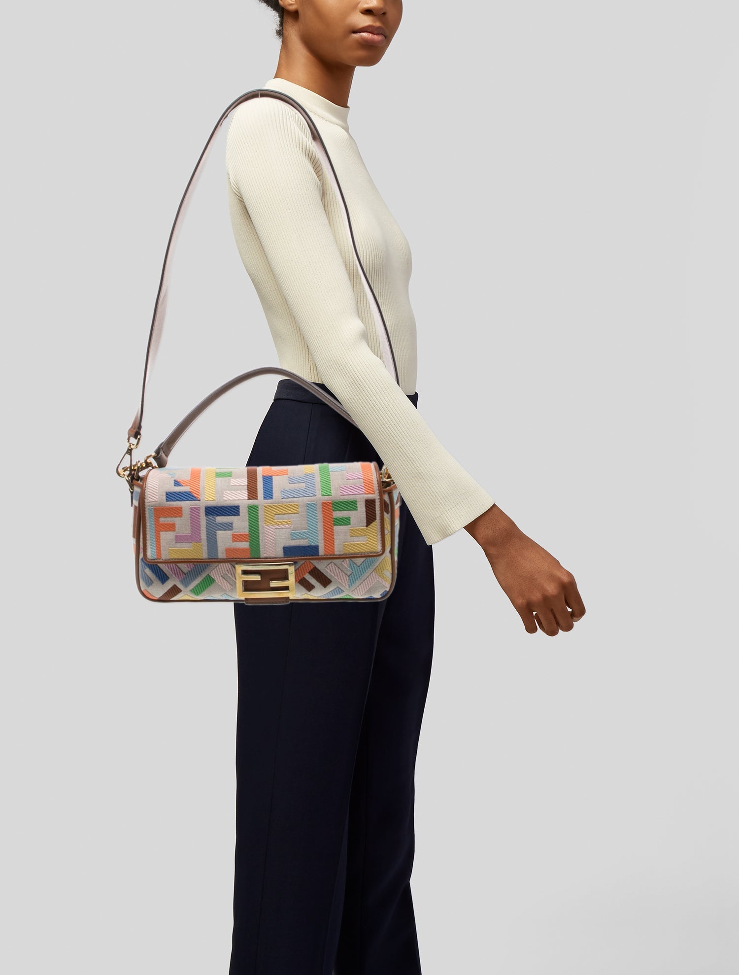 Fendi Zucca FF Baguette