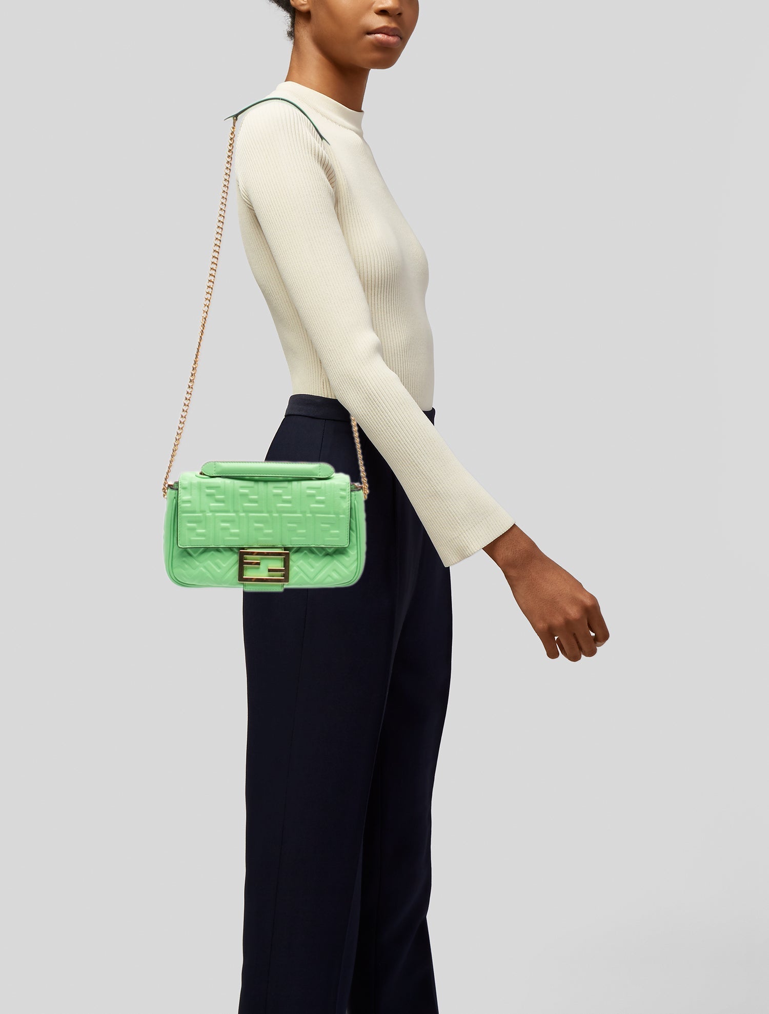 Fendi Zucca FF Baguette Medium 2023