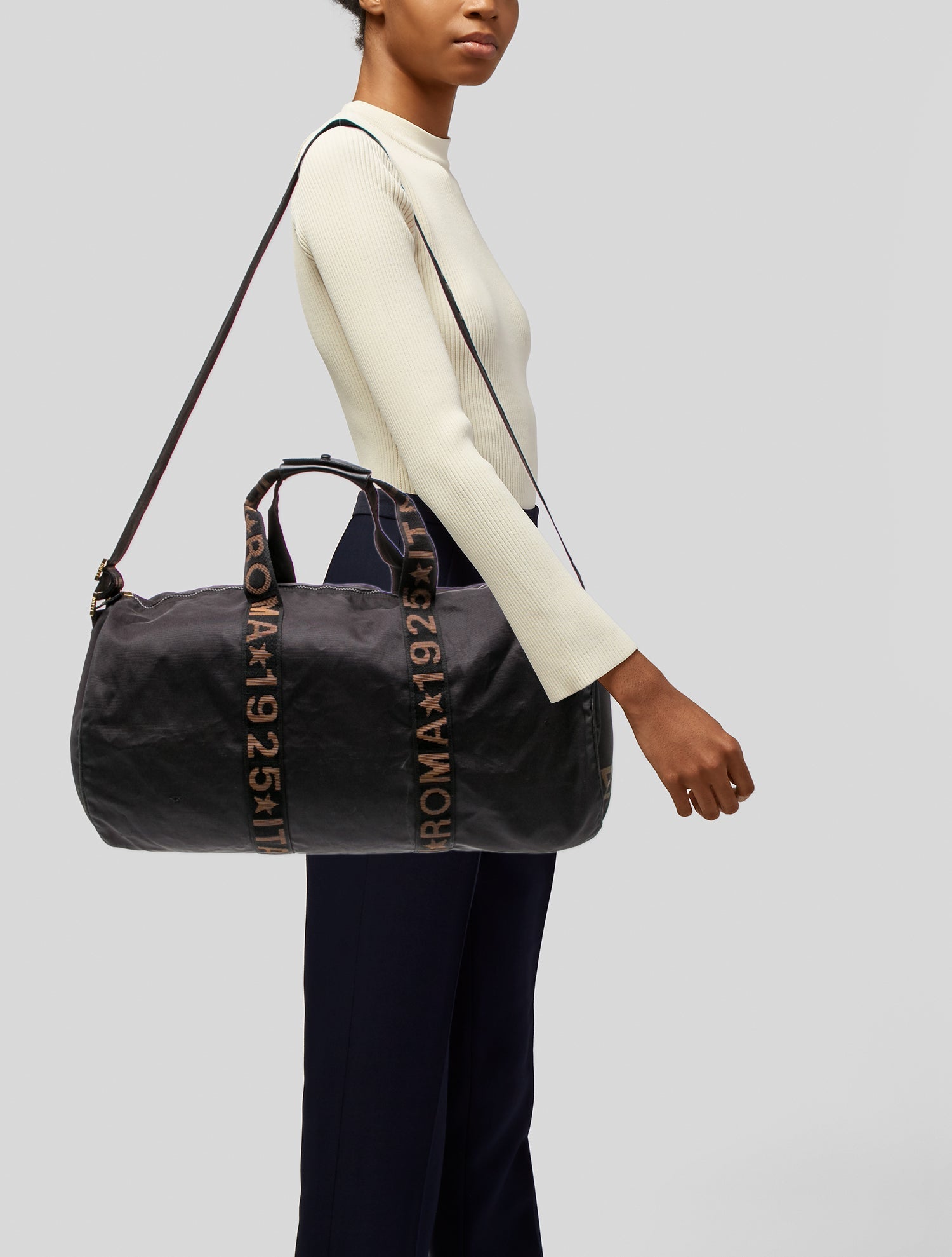 Zadig & Voltaire Leather Luggage Bag - Black Luggage and Travel