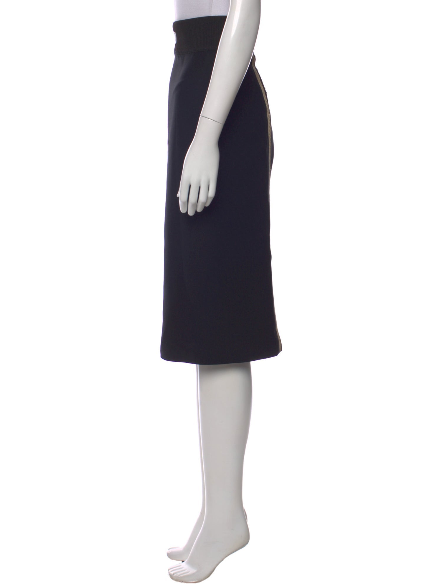 Fendi Wool Midi Length Skirt