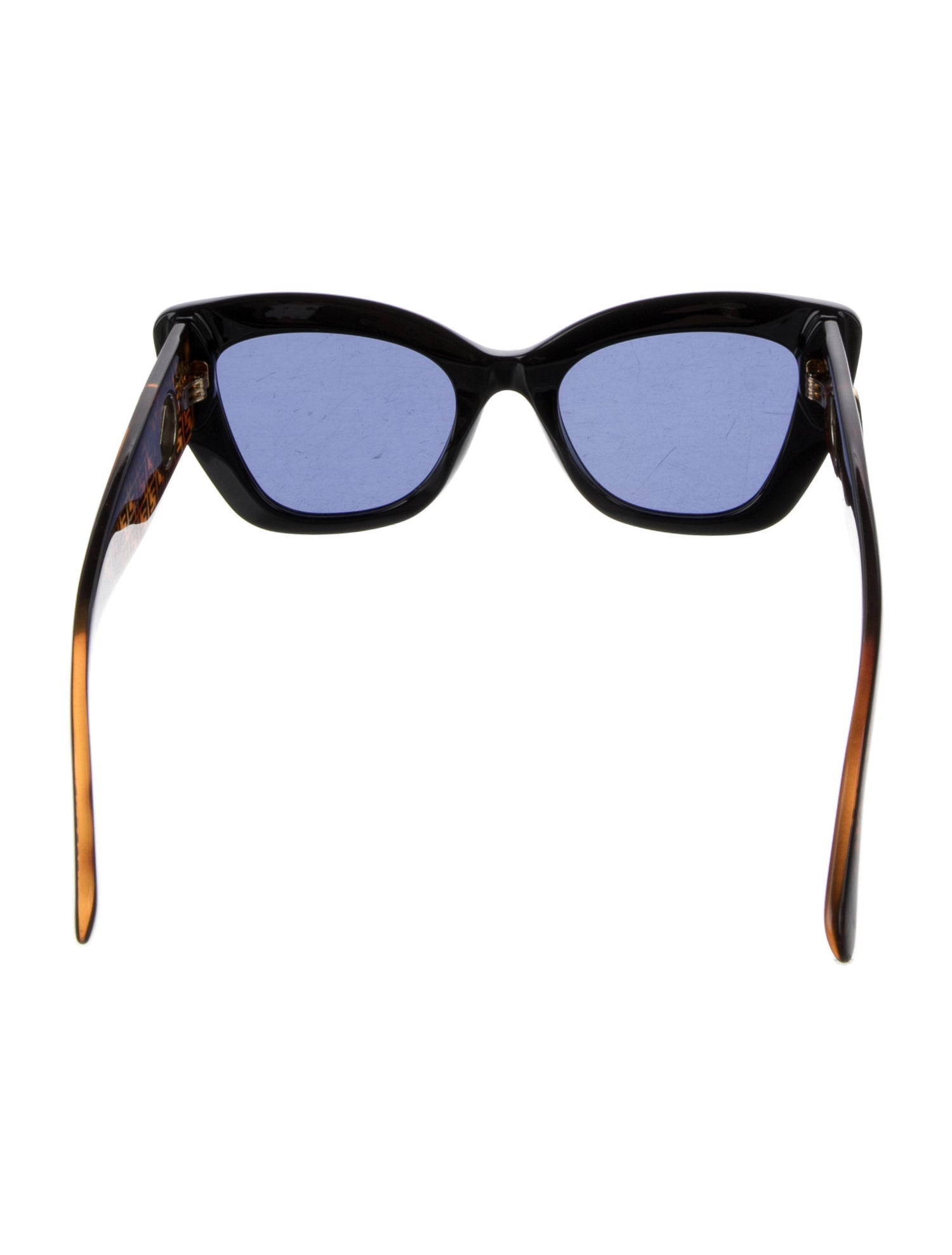 Fendi Zucca FF Logo Cat-Eye Sunglasses