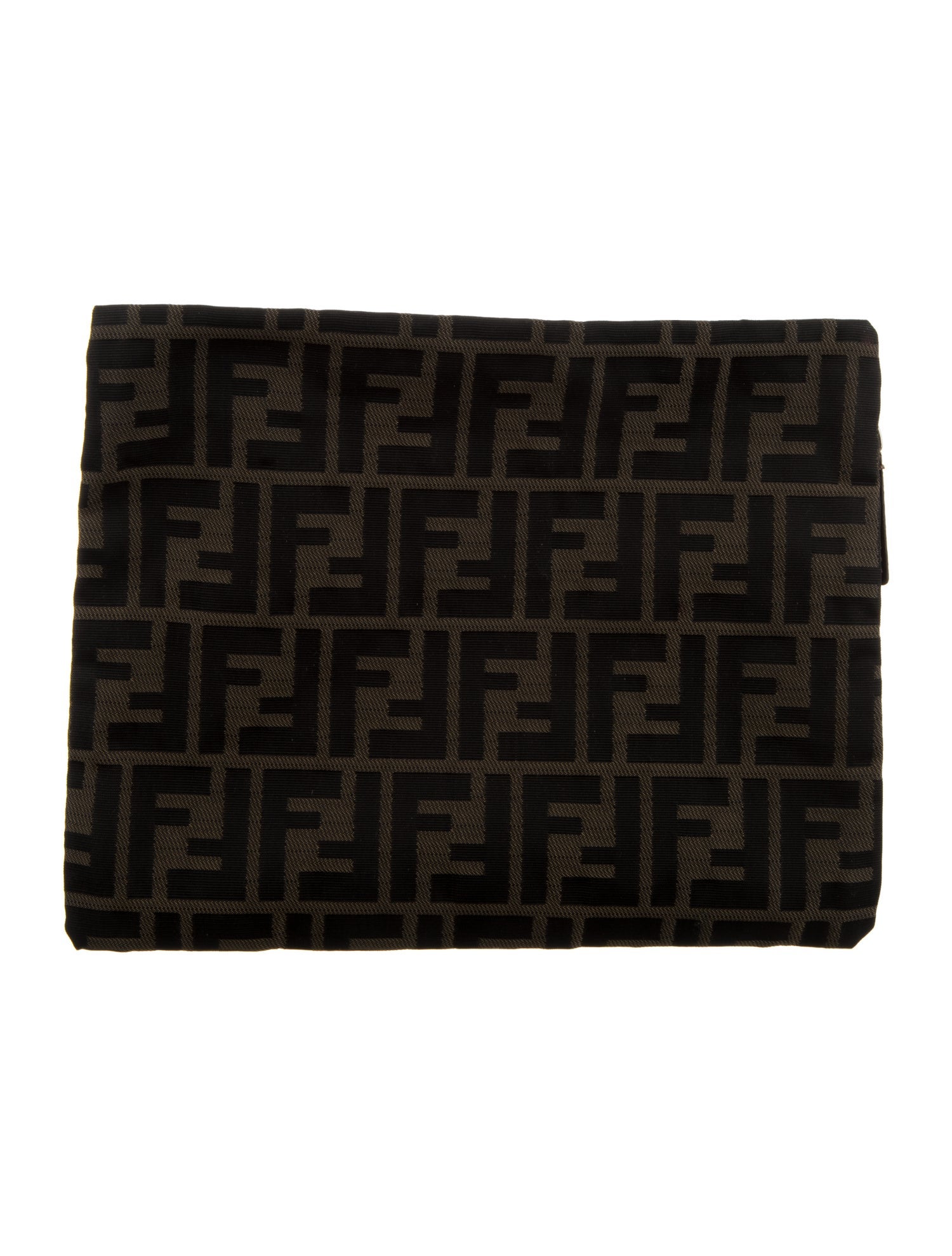 Fendi Pattern Print Nylon Cosmetic Bag