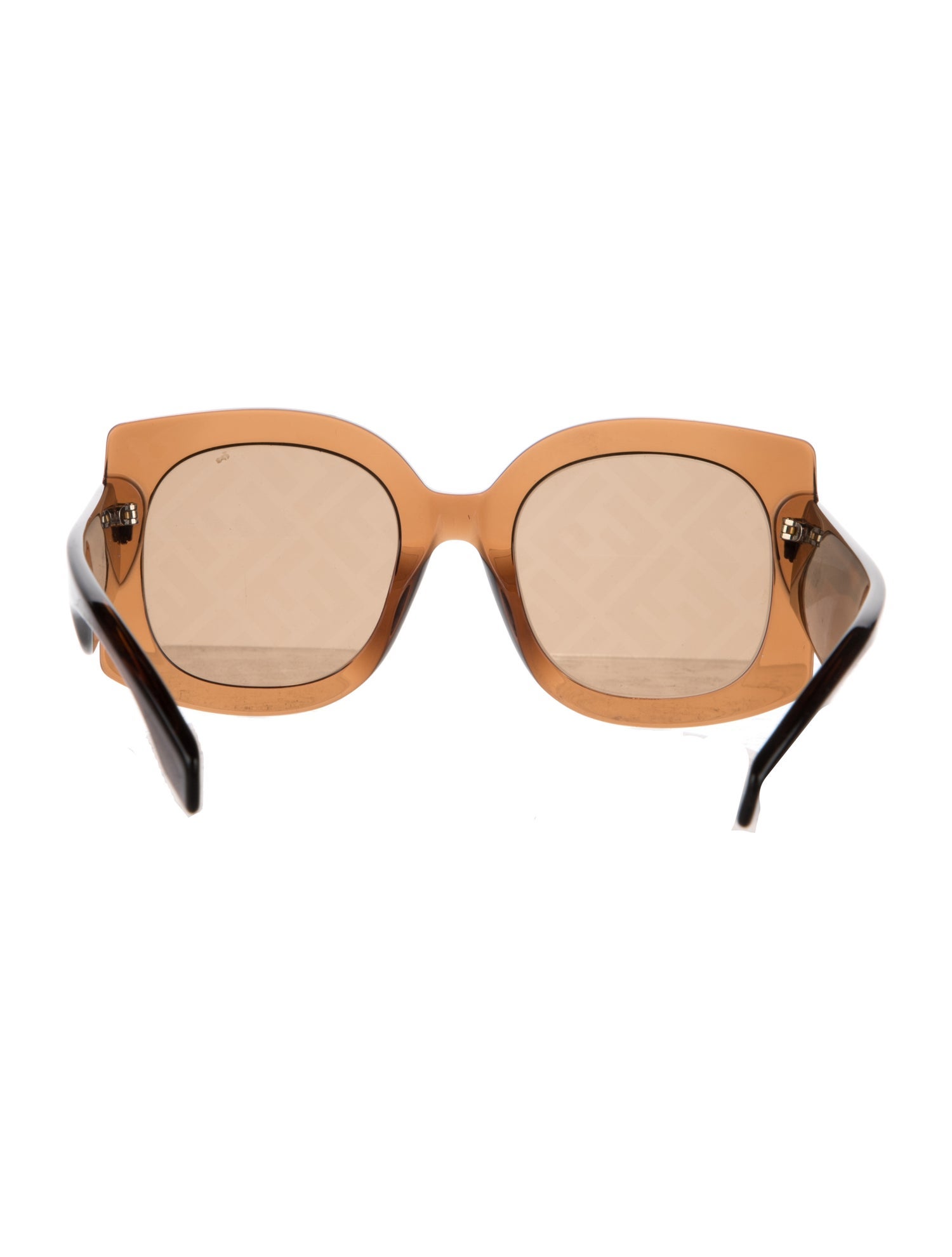 Fendi Zucca FF Logo Oversize Sunglasses