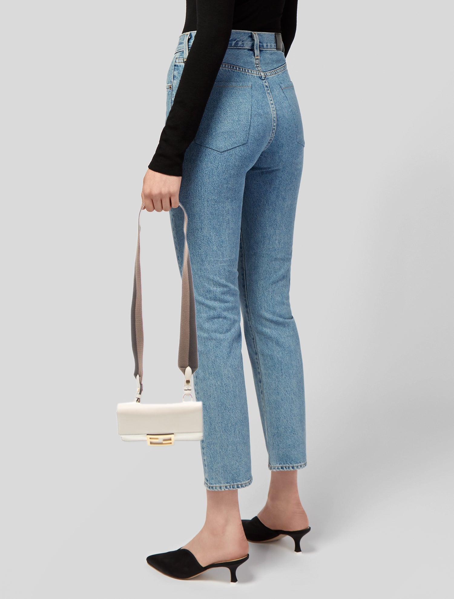 Fendi Leather Baguette