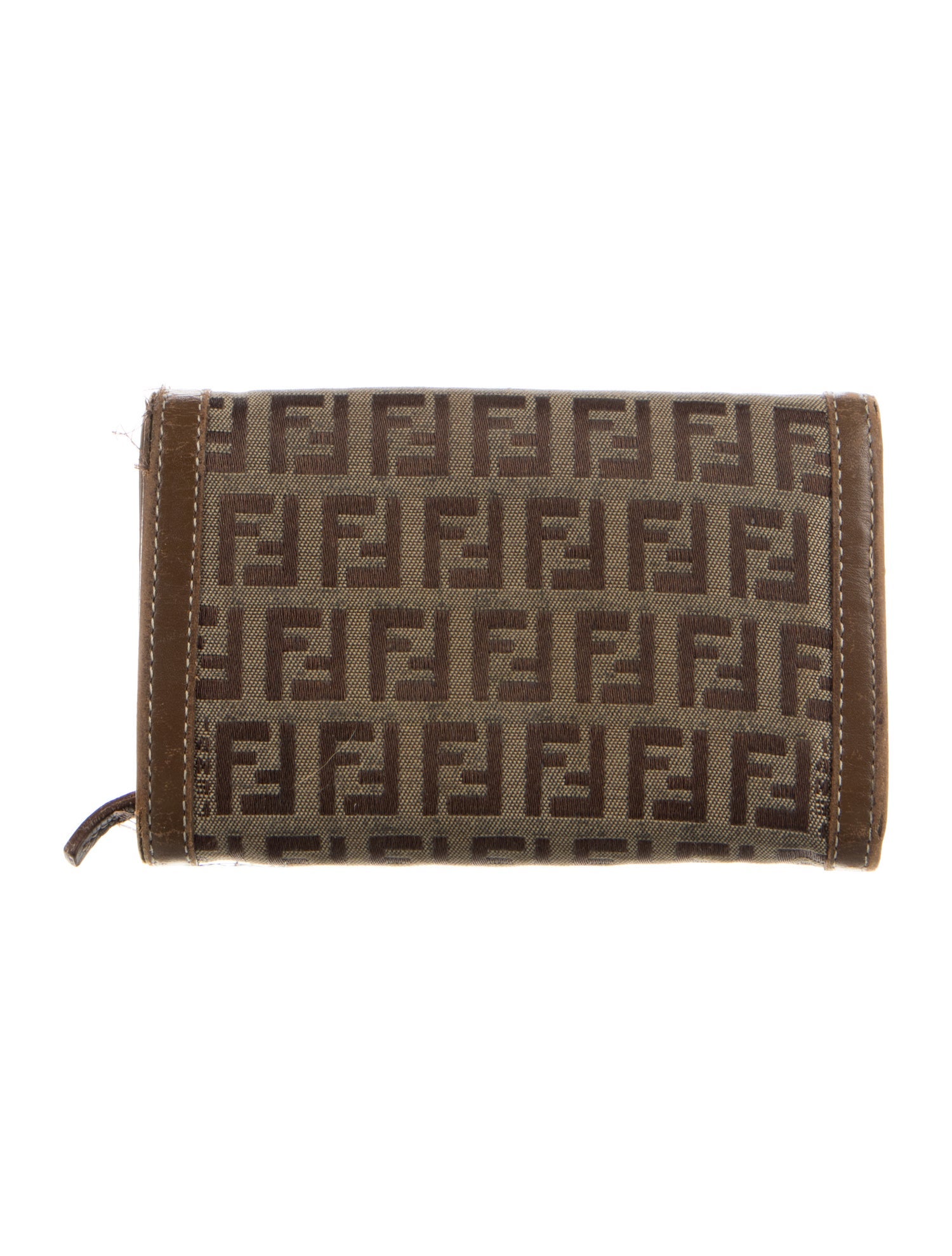 Fendi 2006 Zucchino FF Logo Wallet