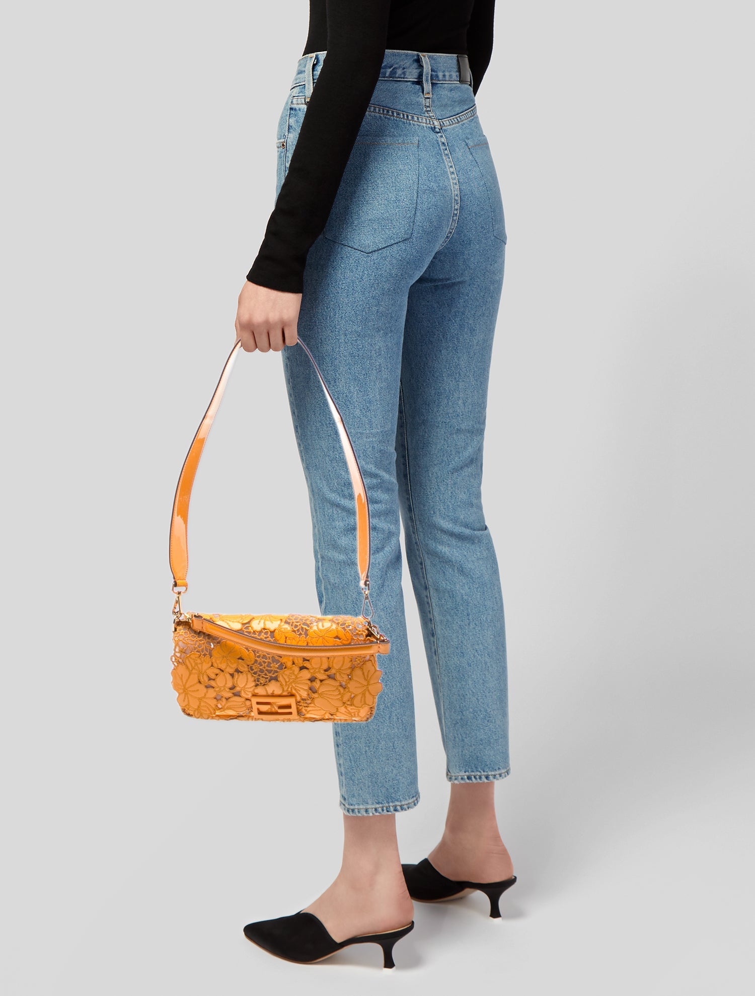 Fendi Patent Leather Baguette