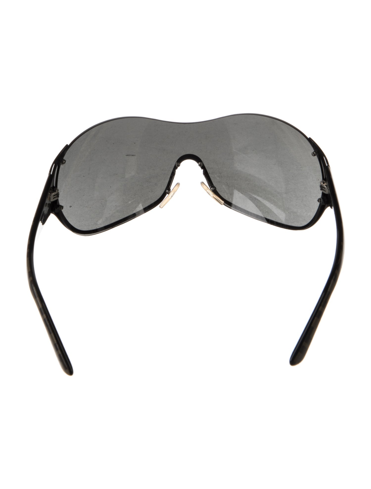 Fendi Zucca FF Logo Shield Sunglasses