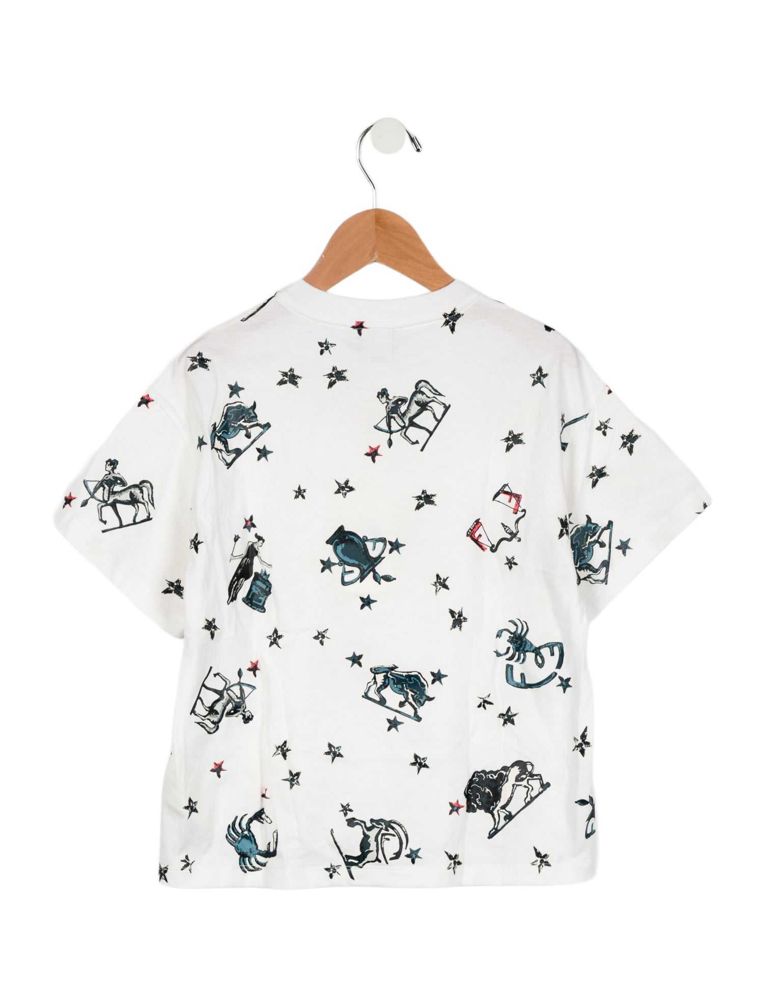 Fendi Boys' Pattern Print Short Sleeve Shirt w/Tags