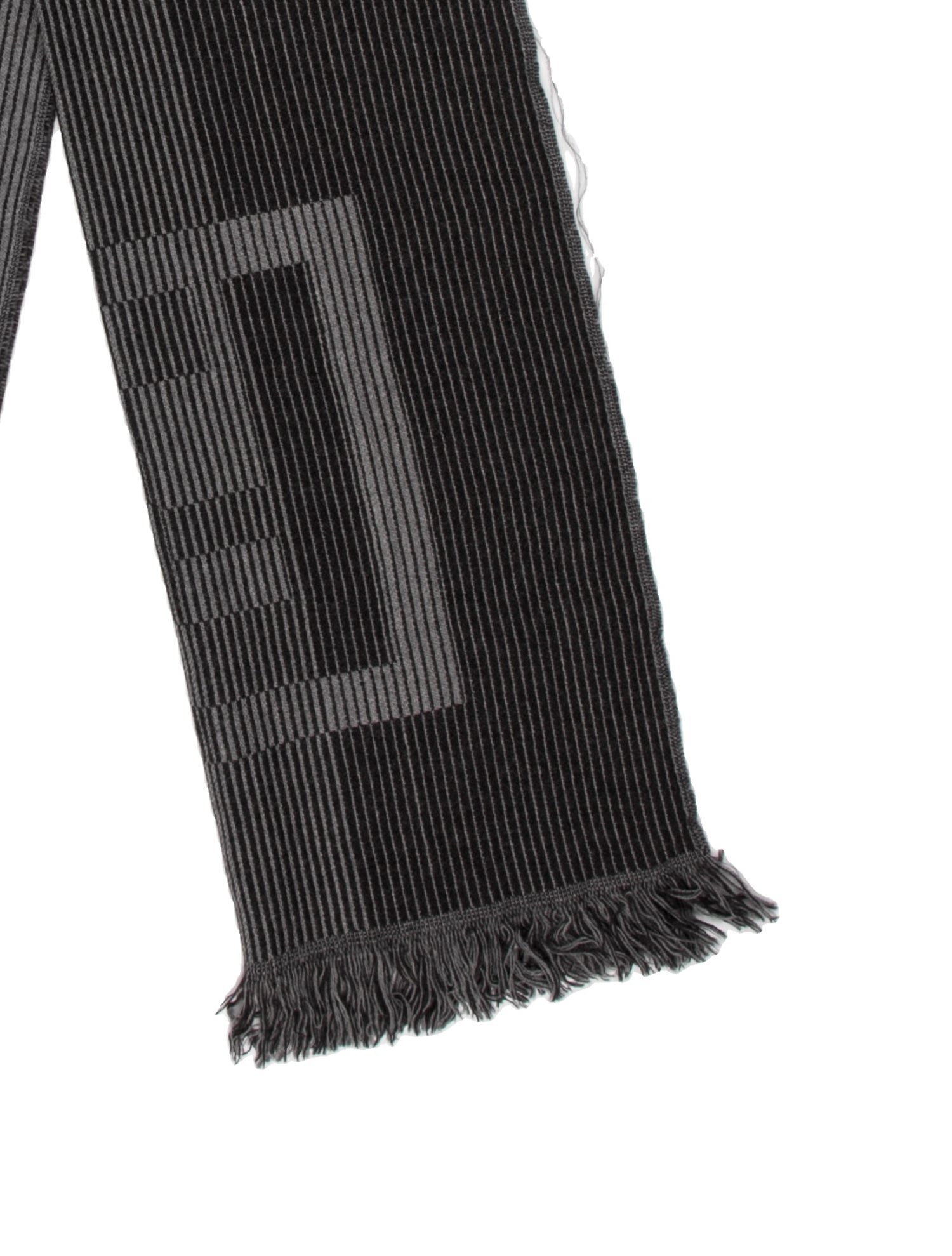 Fendi Wool Striped Scarf