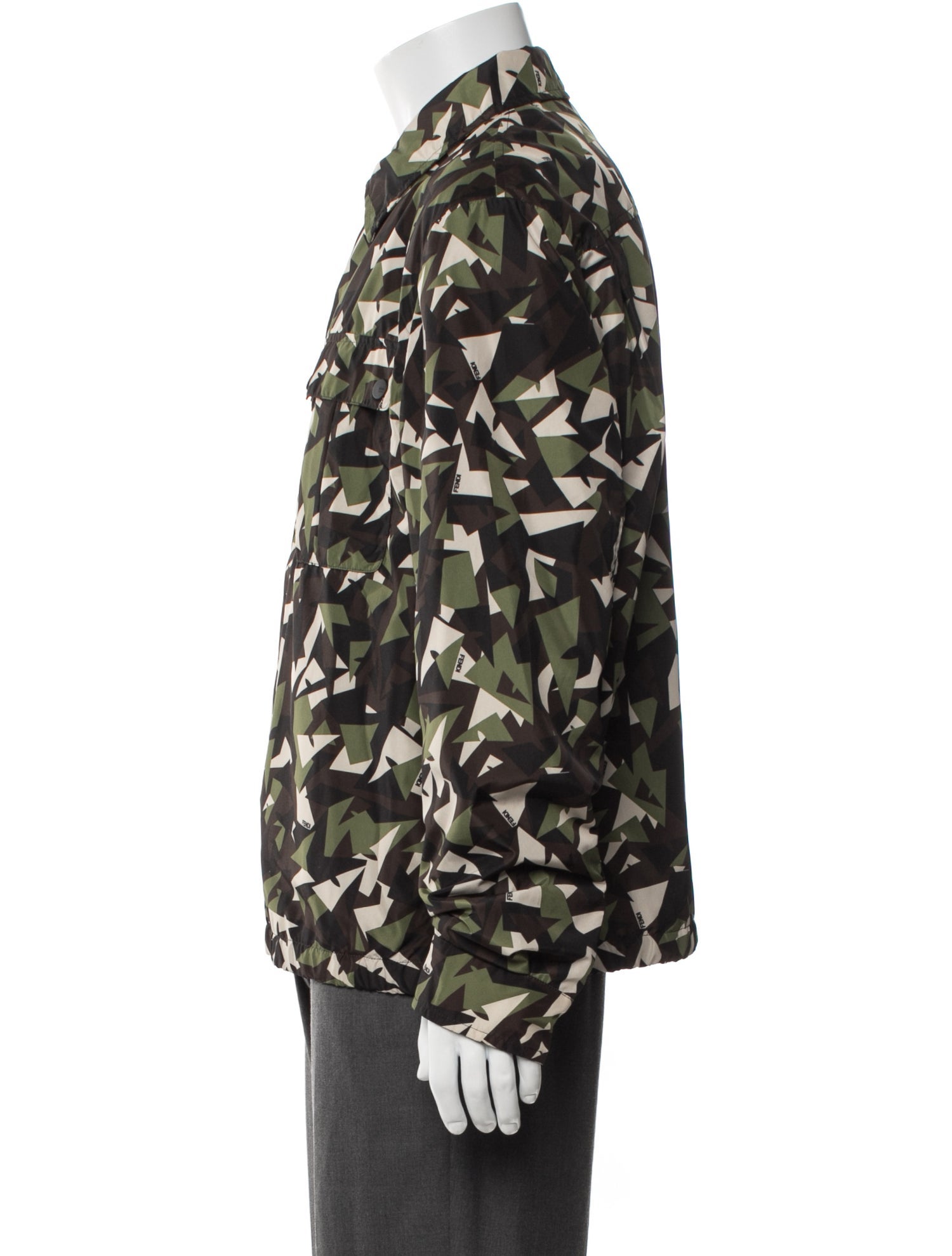 Fendi Camouflage Print Jacket