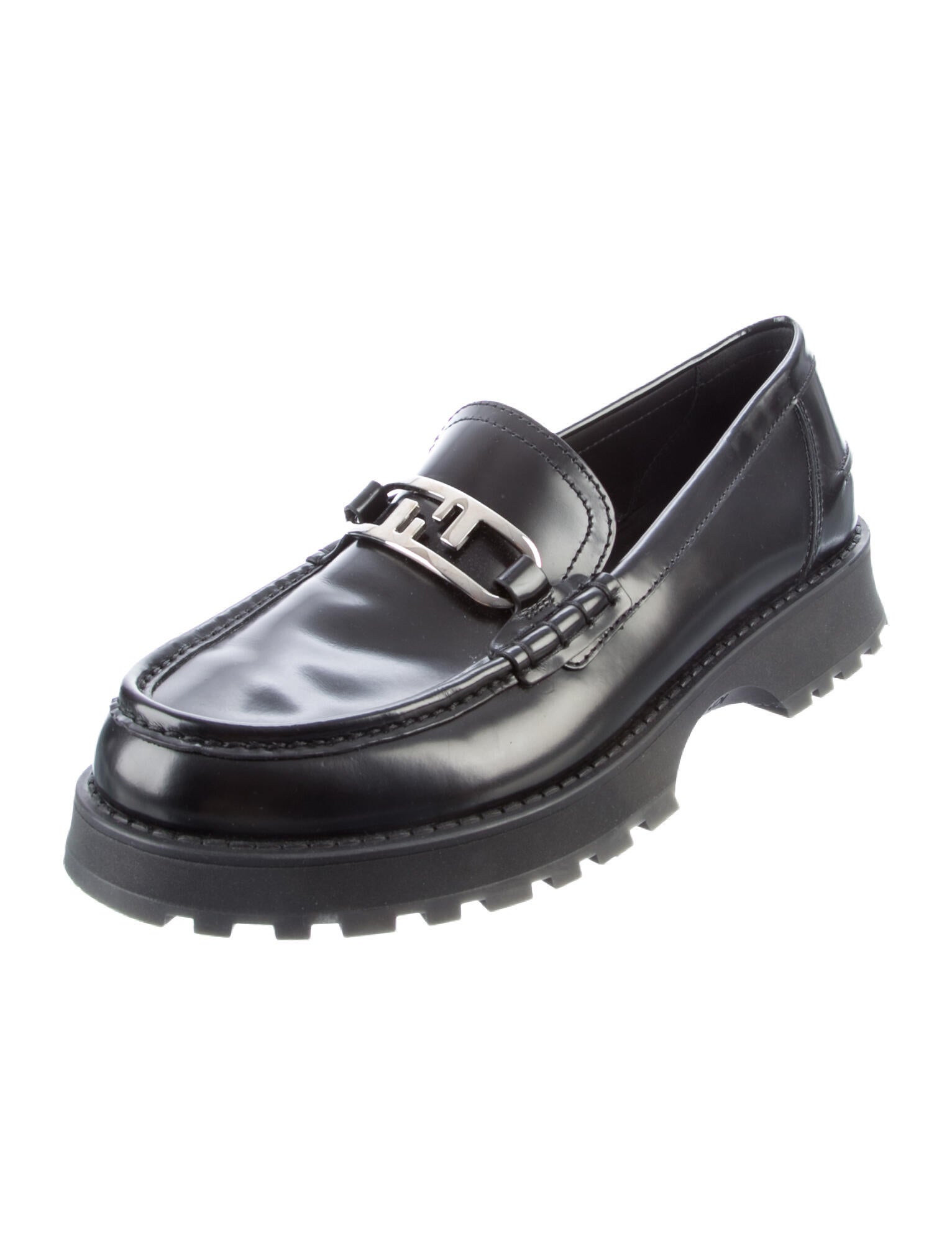 Fendi Leather Loafers