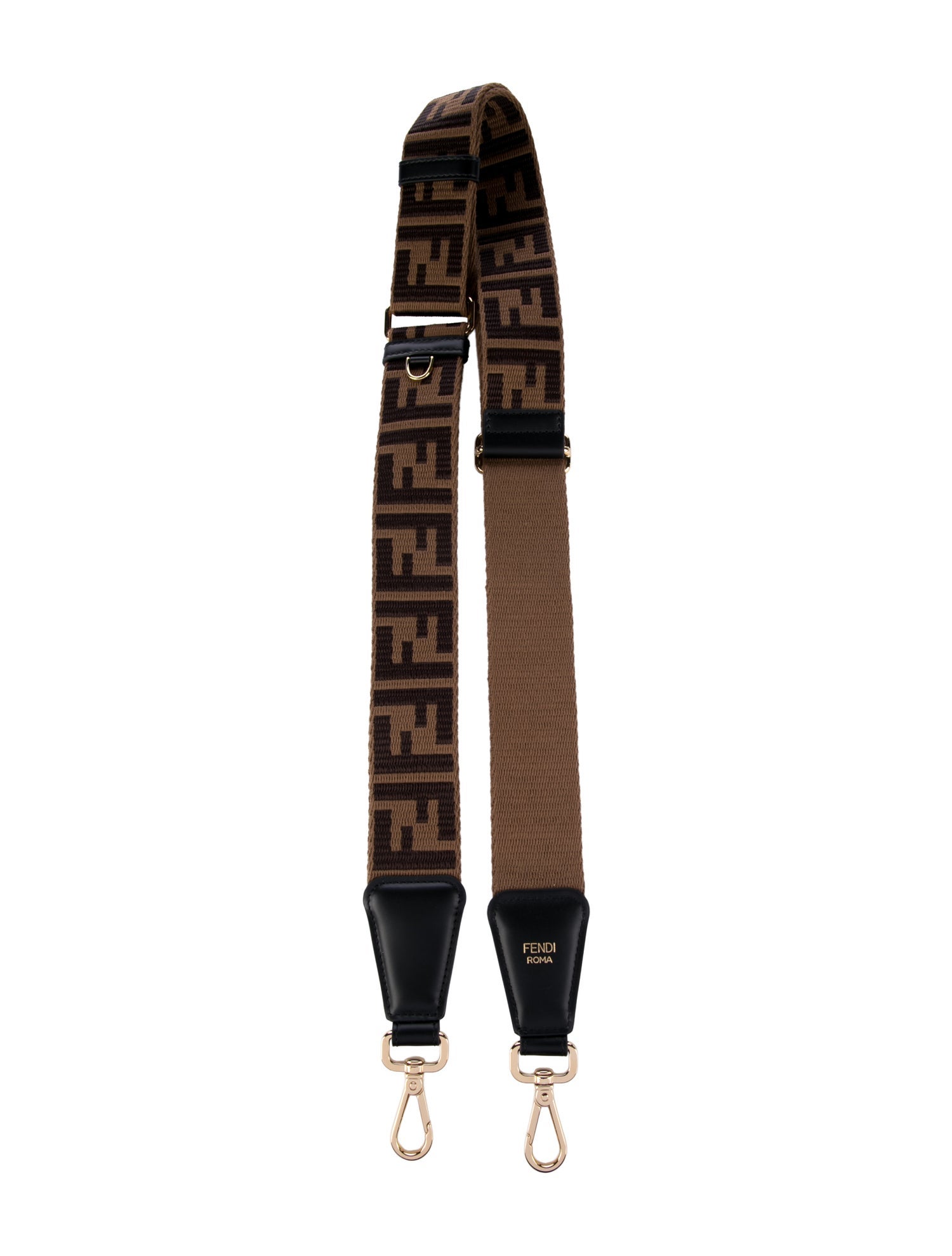 Fendi Zucca FF Logo Adjustable Bag Strap w/Tags
