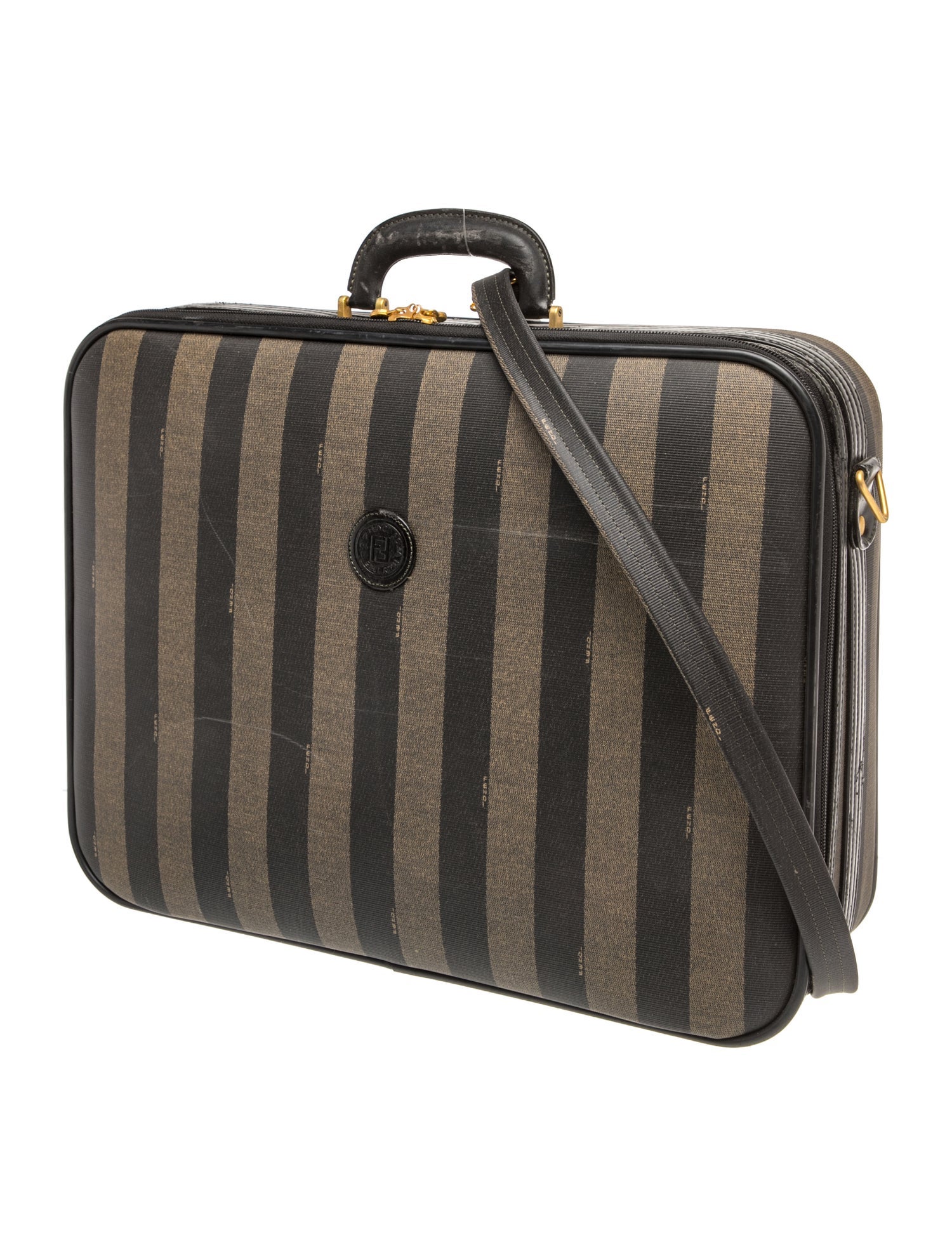 Fendi Pequin Briefcase