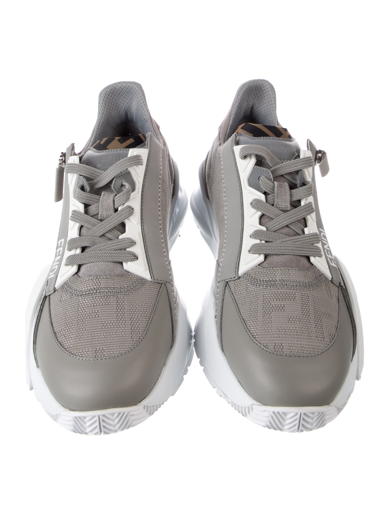 Fendi Zucca FF Logo Athletic Sneakers