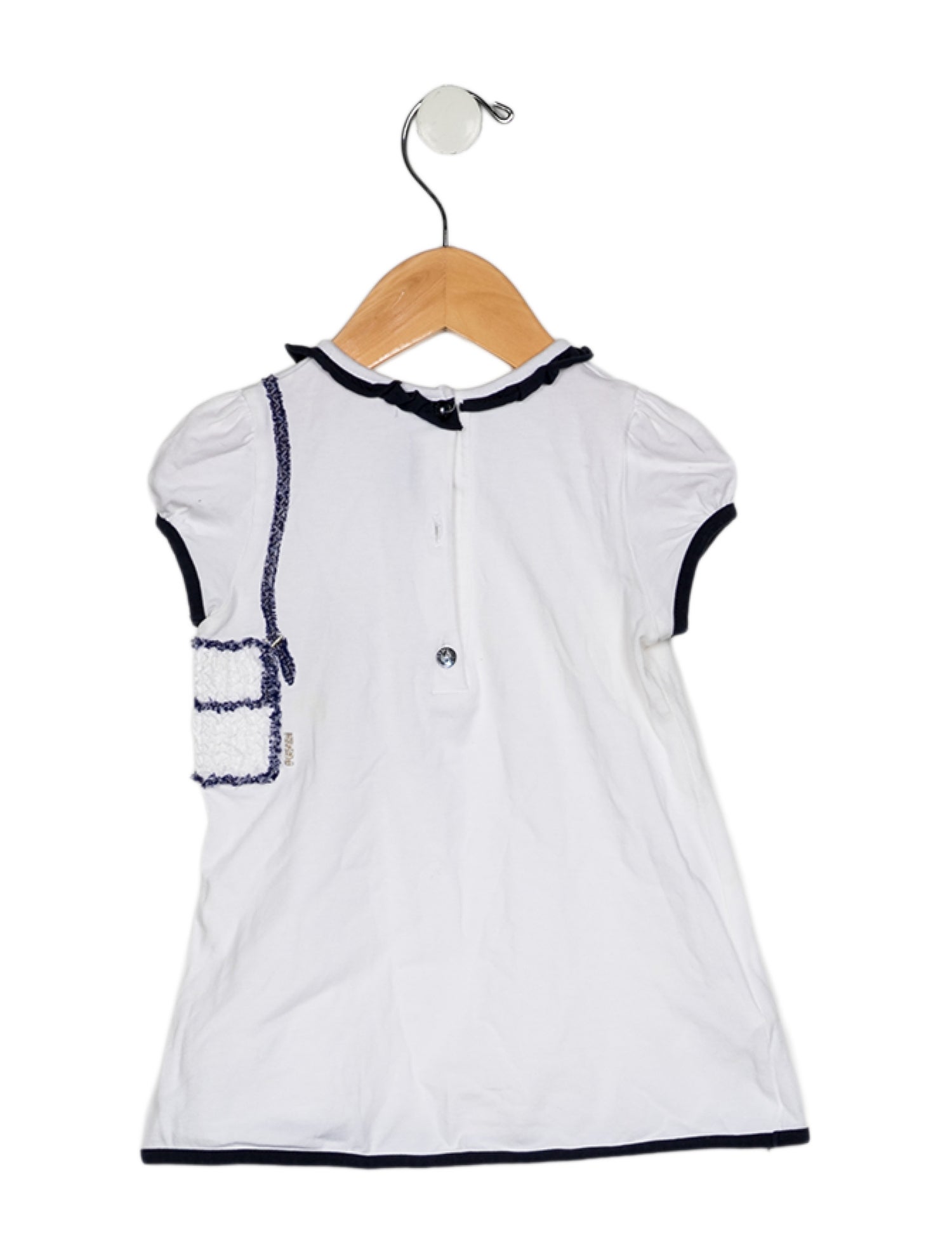 Fendi Cotton white patterned short sleeve shirt