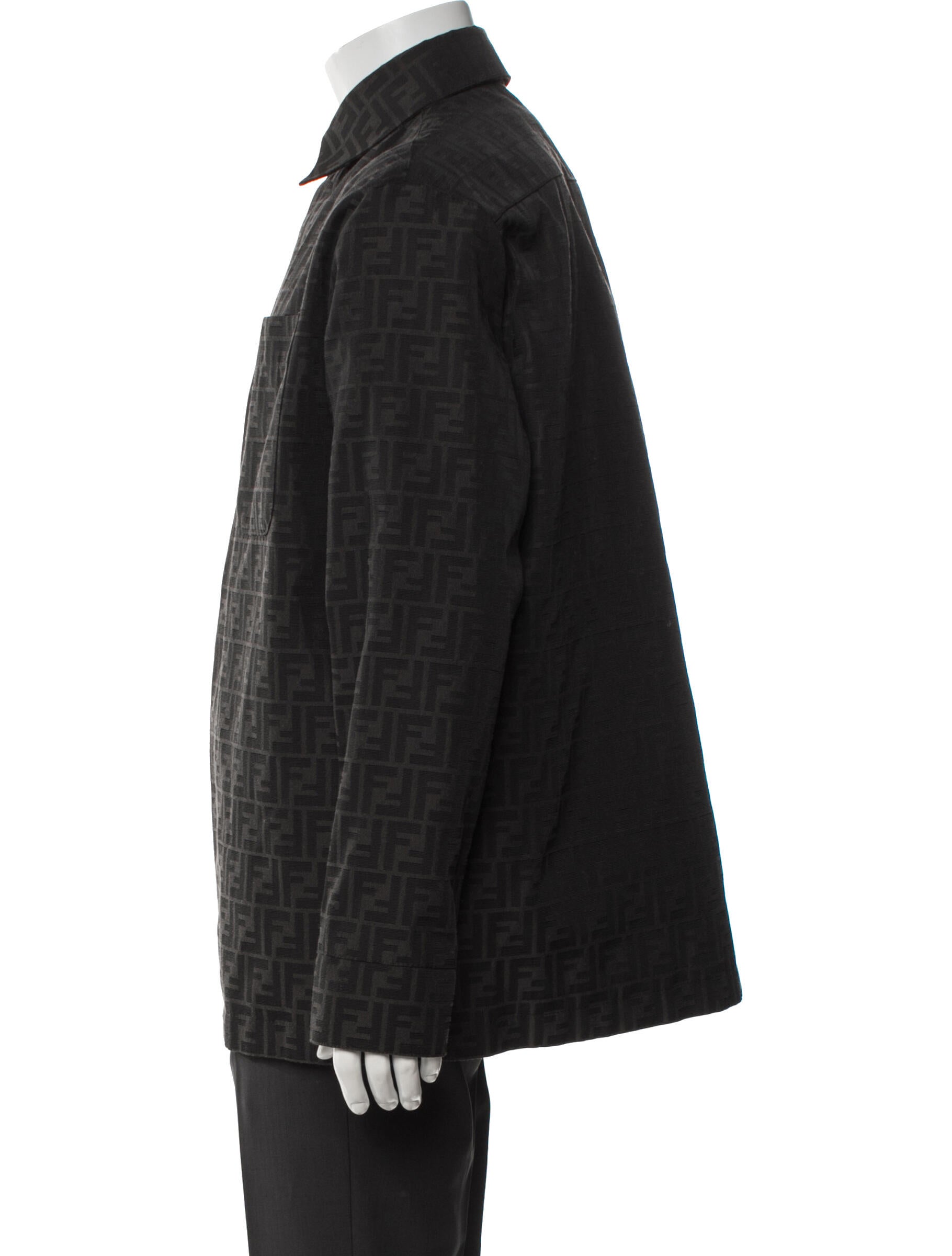 Fendi Zucca FF Logo Graphic Print Jacket