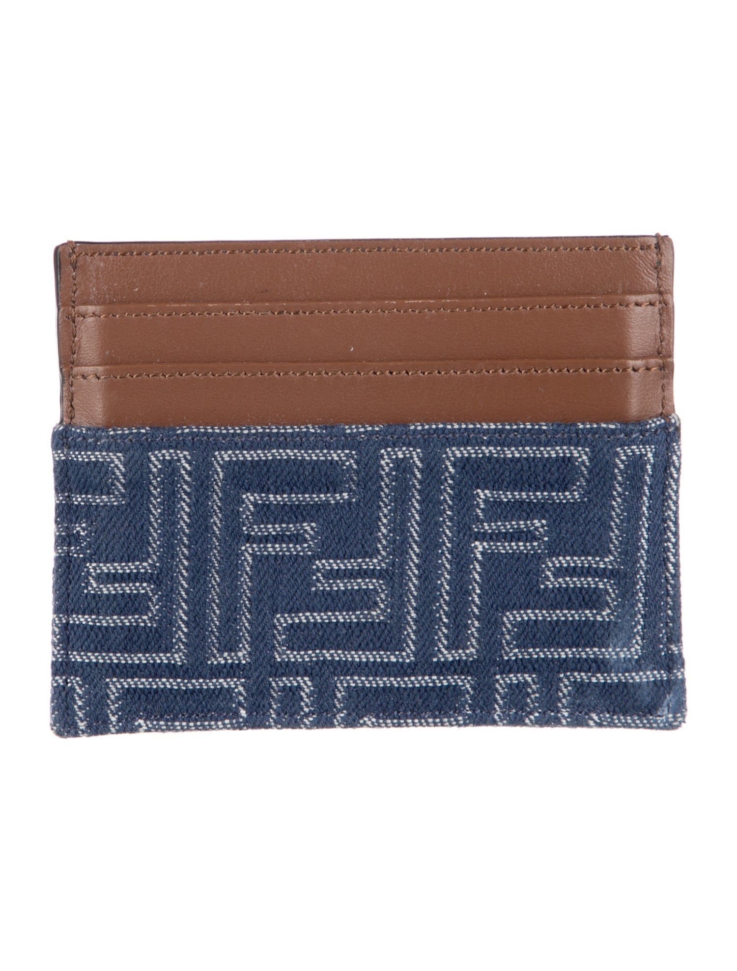 Fendi 2025 Zucca FF Logo Card Holder