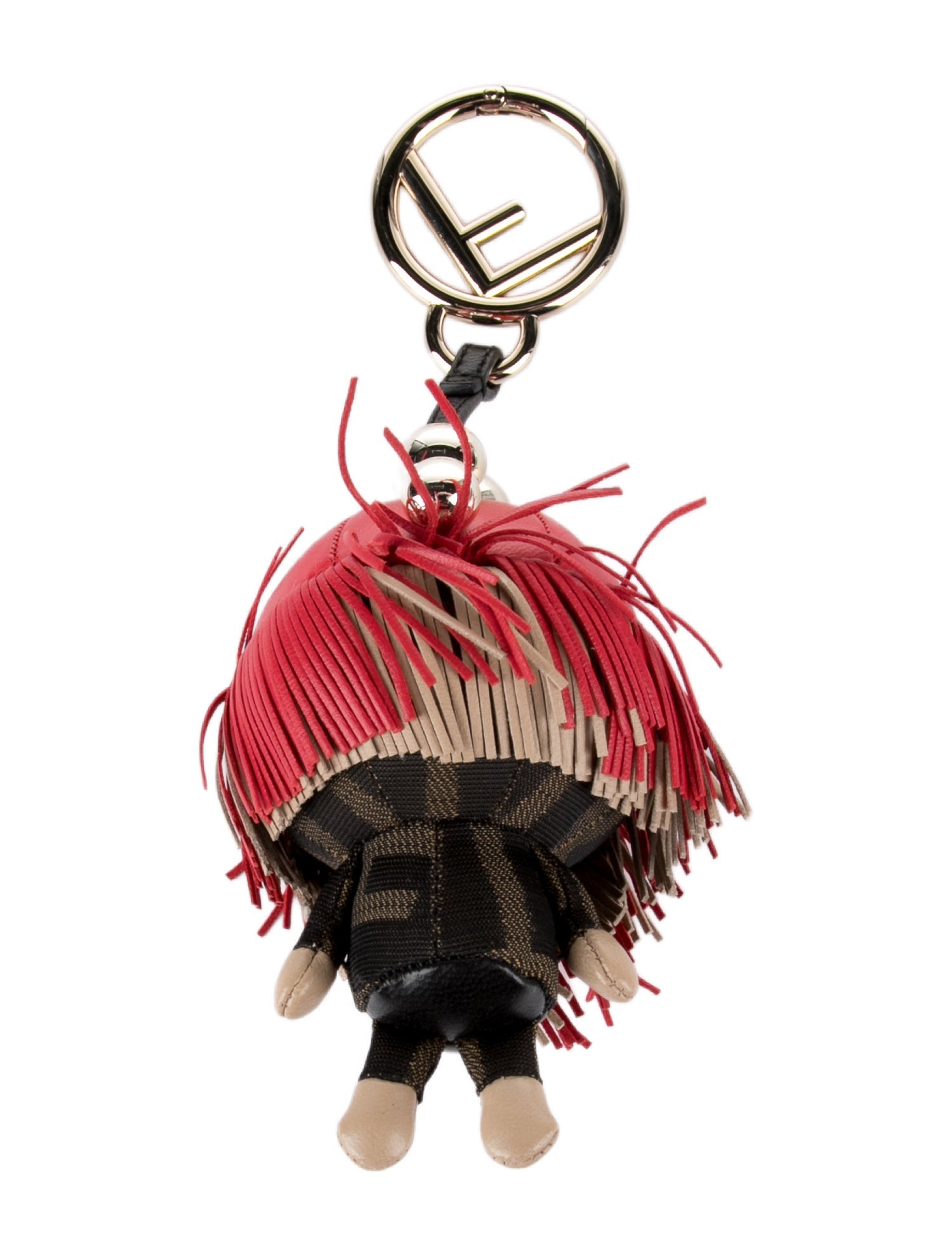 Fendi Monkey nappa keychain and bag charm w/Tags