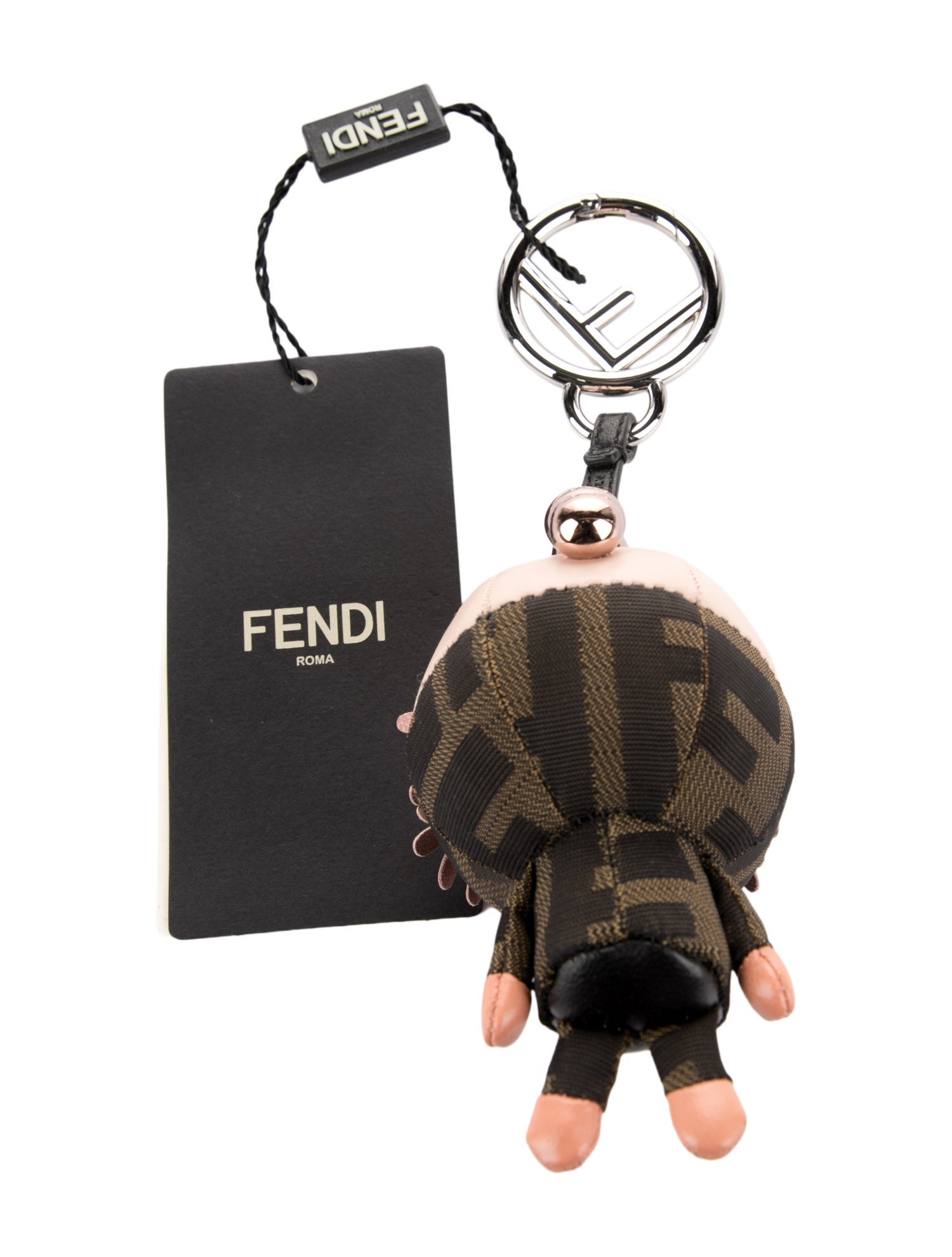 Fendi Zucca Space Monkey Bag Charm. w/Tags