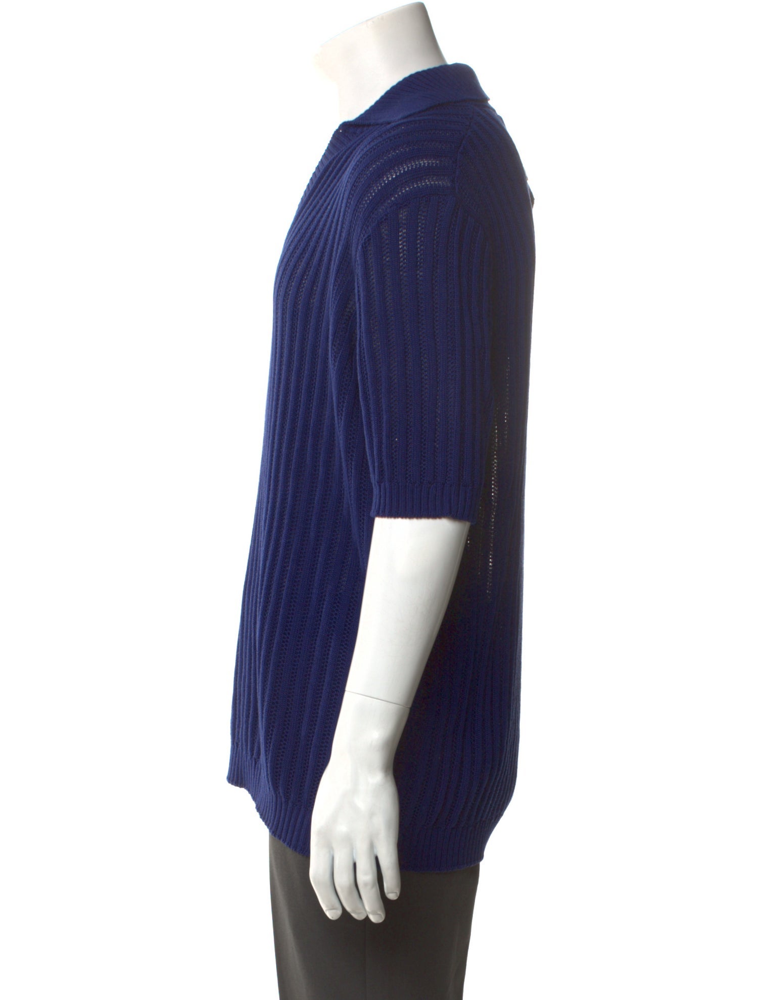 Fendi Collar Short Sleeve Polo Sweater w/ Tags