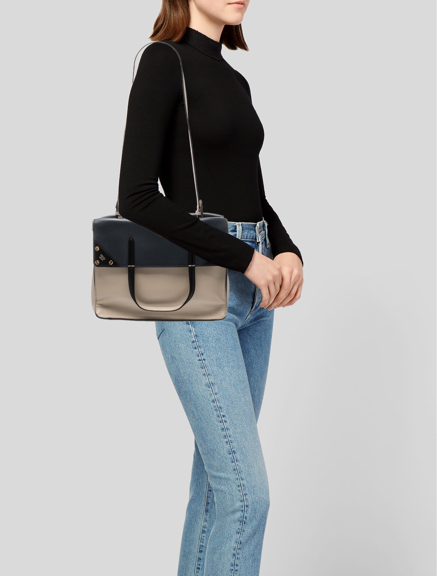 Fendi Leather Shoulder Bag