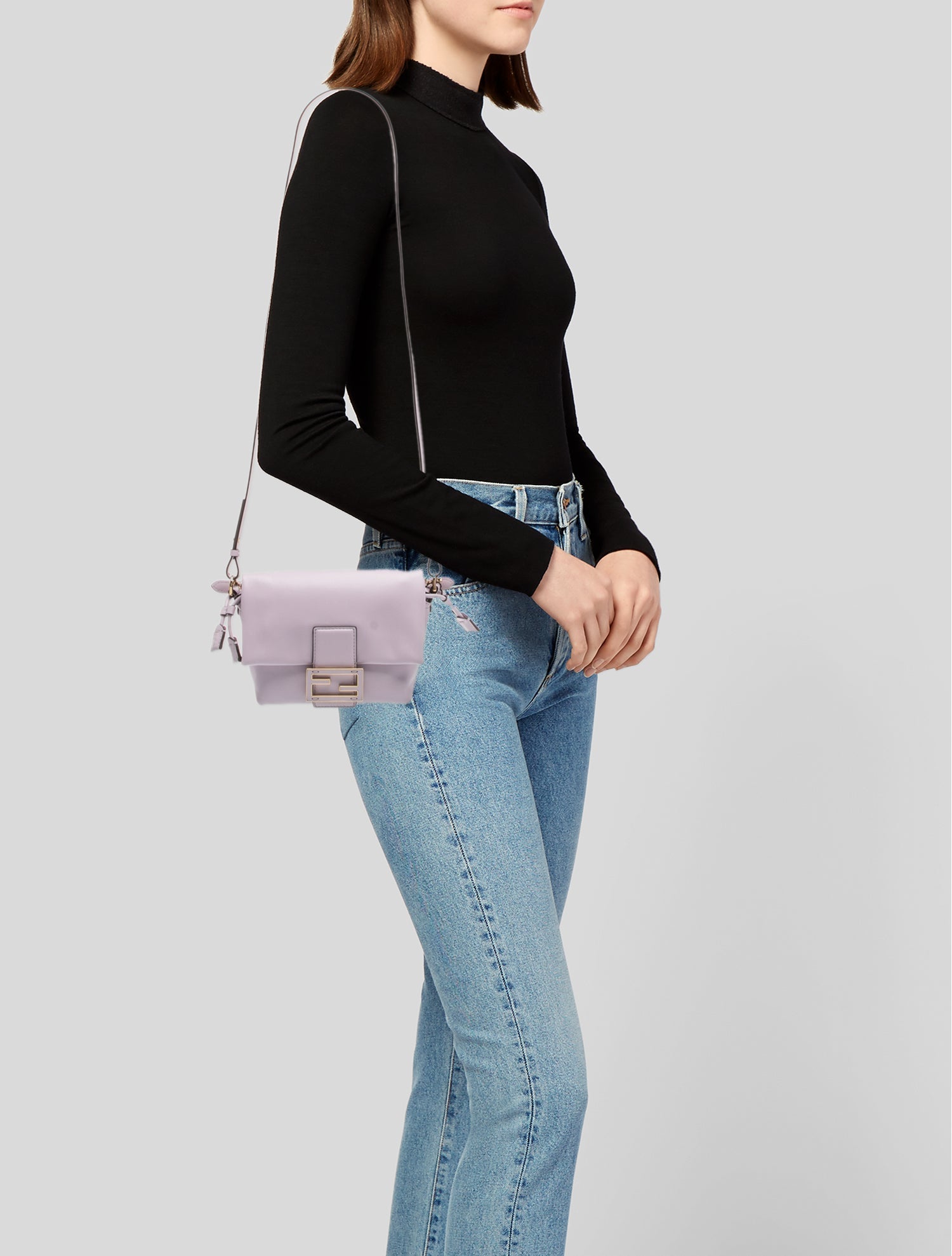 Fendi Leather Mamma Baguette Small w/ Tags