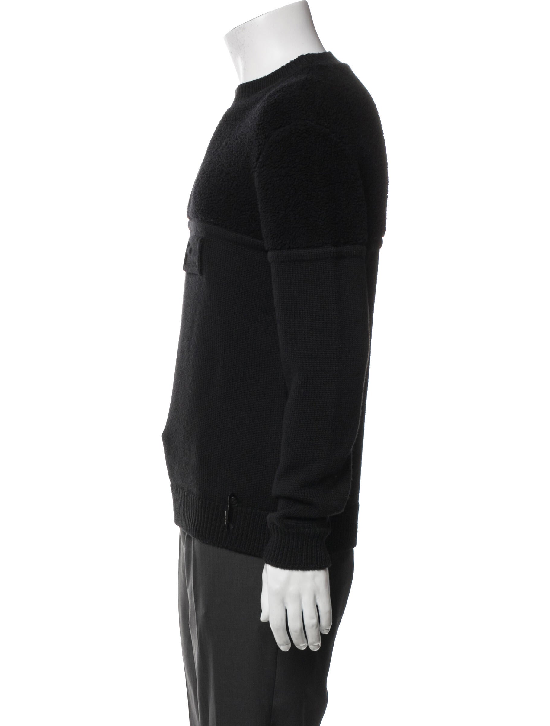 Fendi Wool Crew Neck Pullover