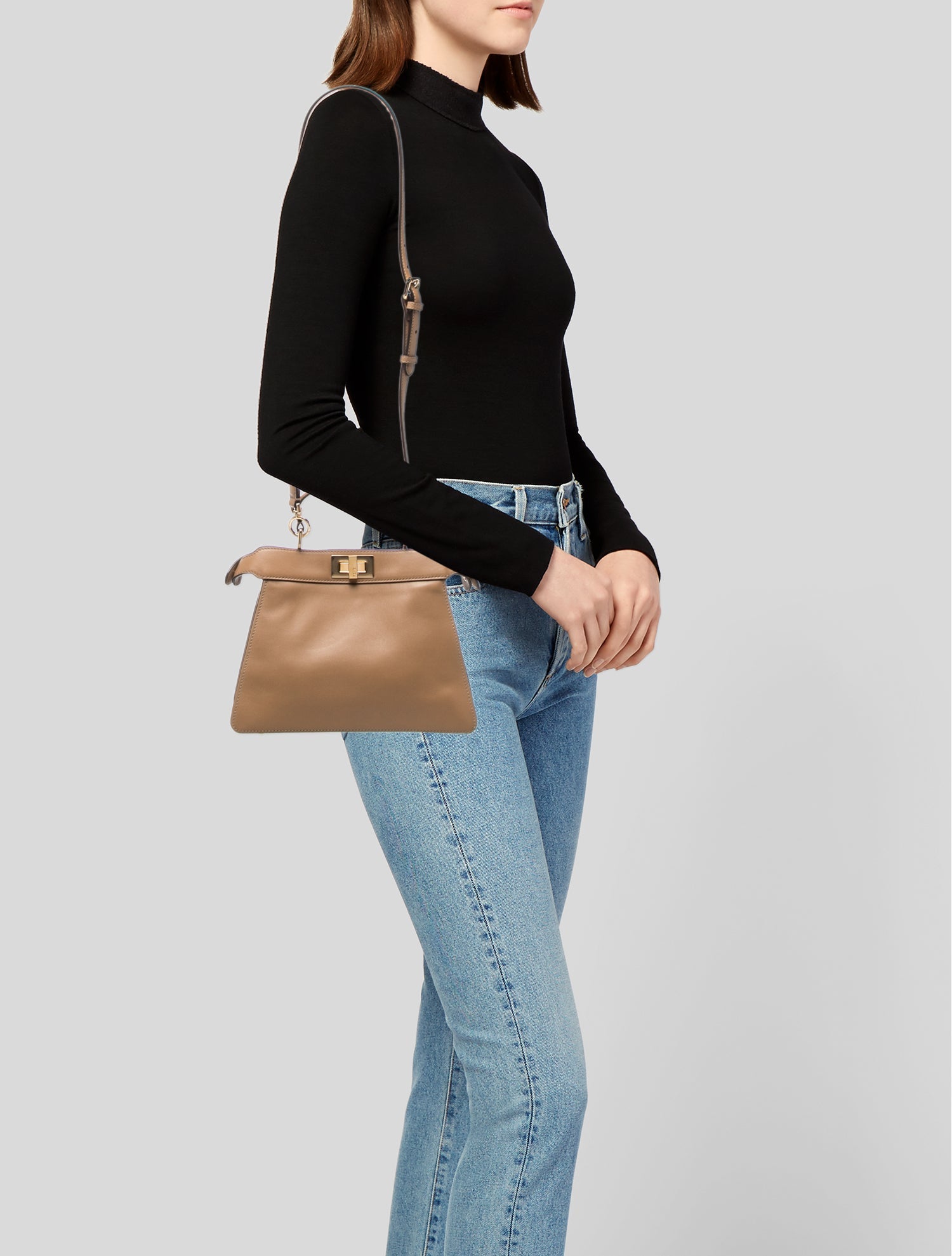 Fendi Hologram Spy Bag - Brown Handle Bags, Handbags - FEN26999