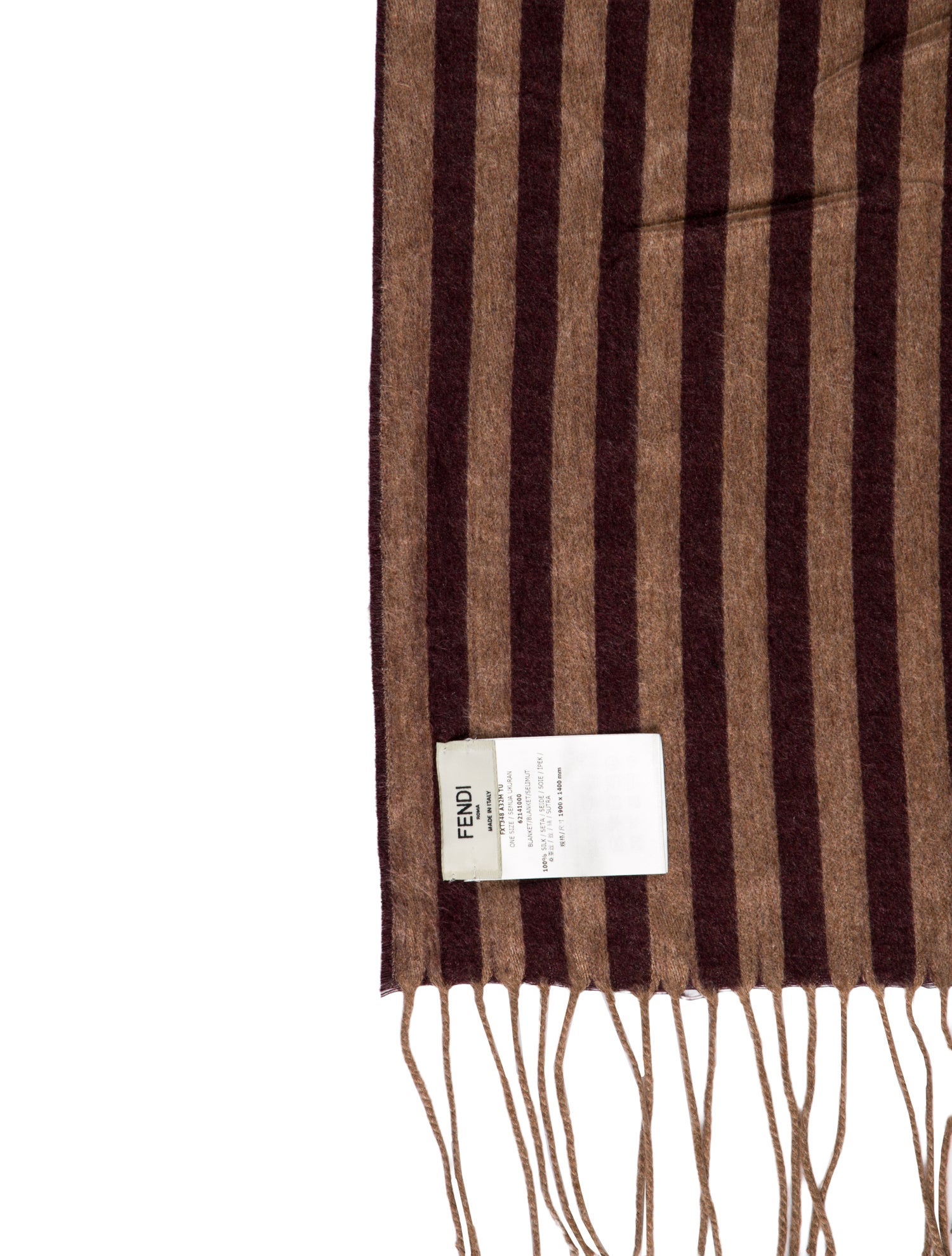 Fendi Silk Throw Blanket