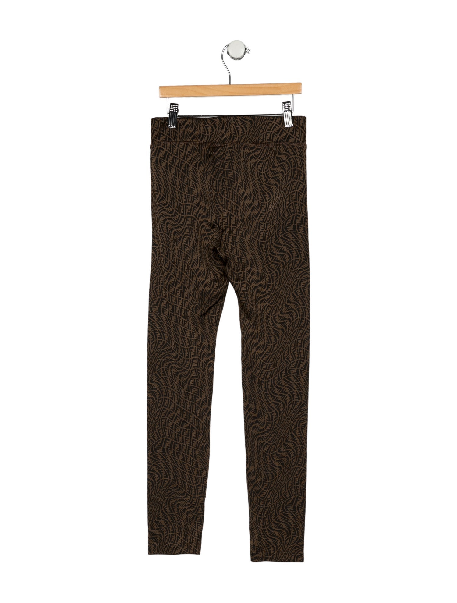 Fendi Girls' Zucchino FF Leggings
