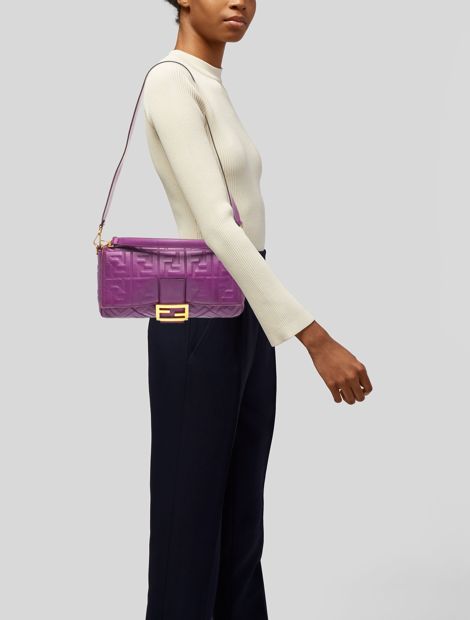 Fendi Zucca FF Baguette Large