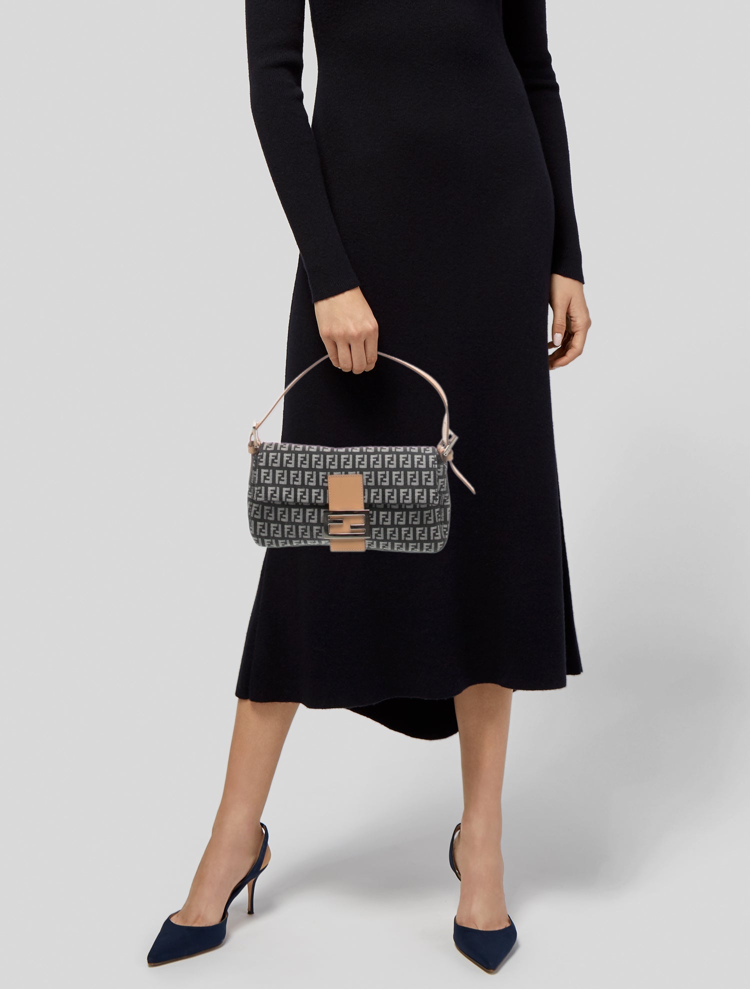 Fendi Zucchino FF Baguette Vintage