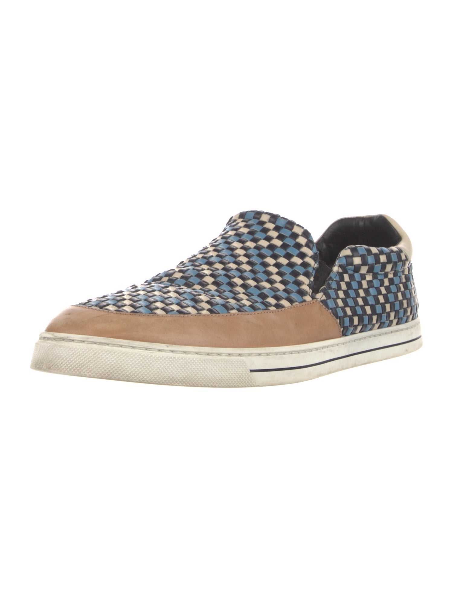 Fendi Leather Printed Espadrilles