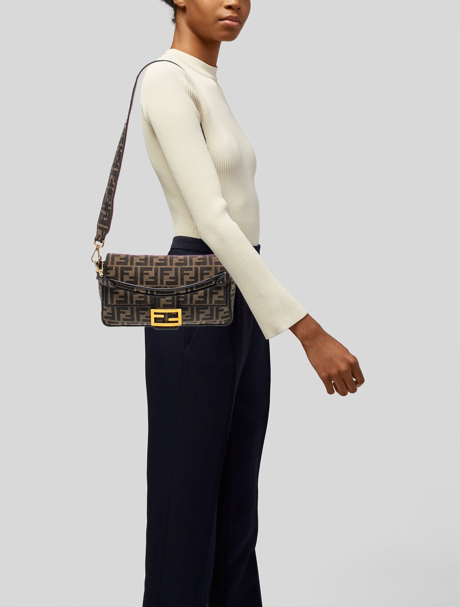 Fendi Zucca FF Baguette