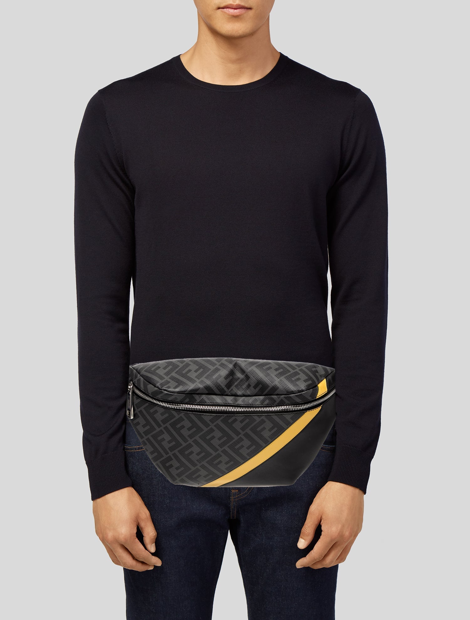 Fendi Zucca FF Zucca Belt Bag