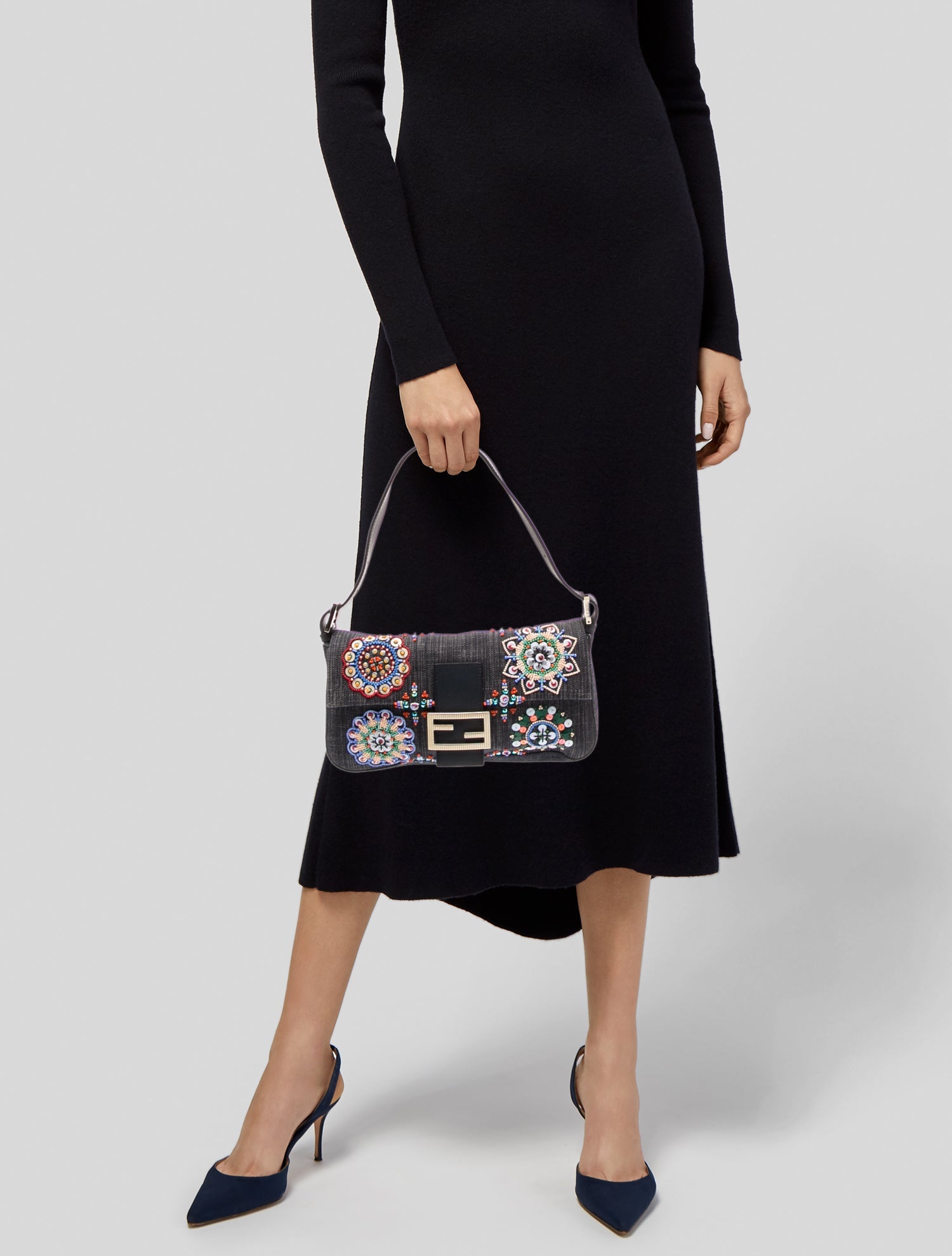 Fendi Denim Baguette
