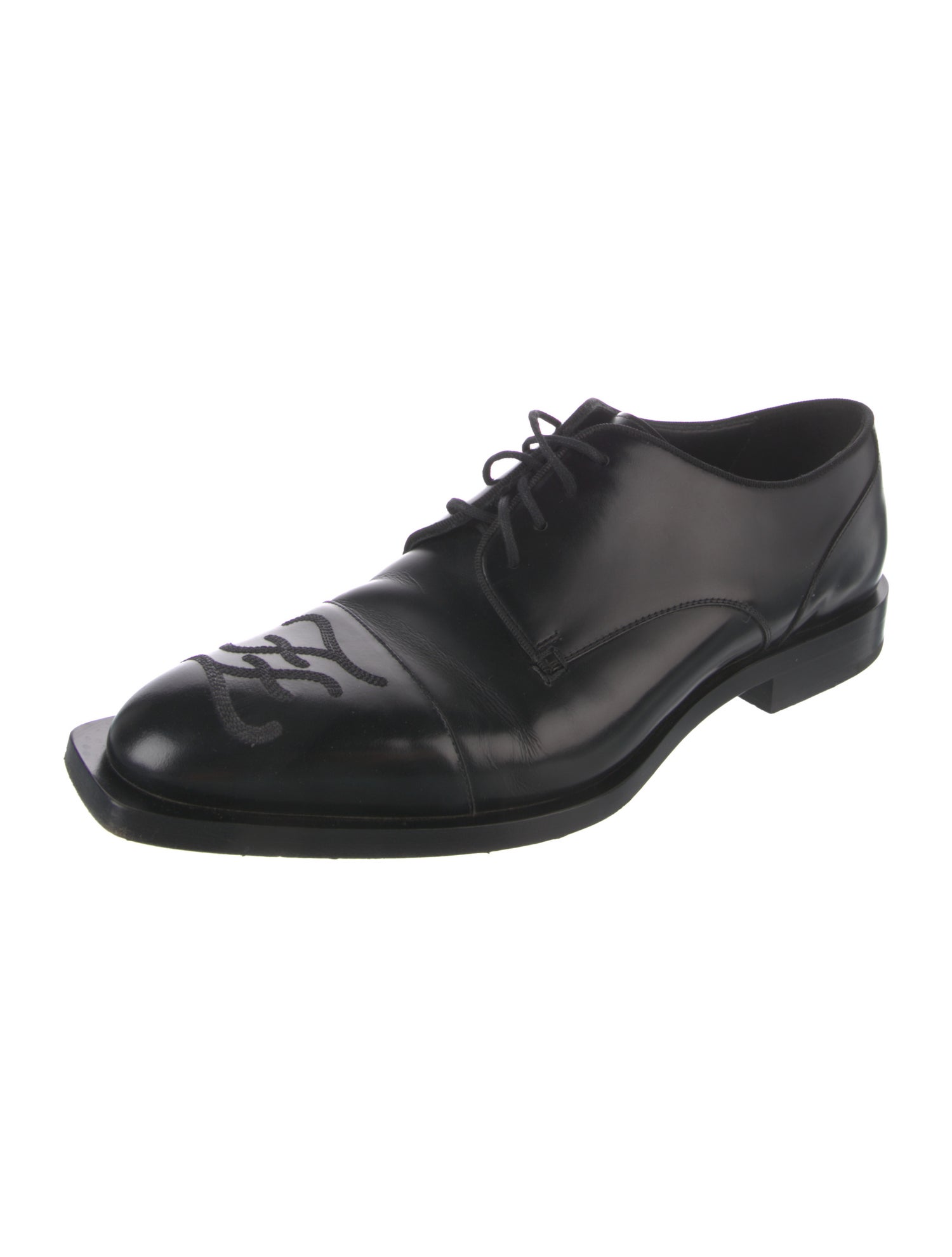 Fendi Leather Derby Shoes