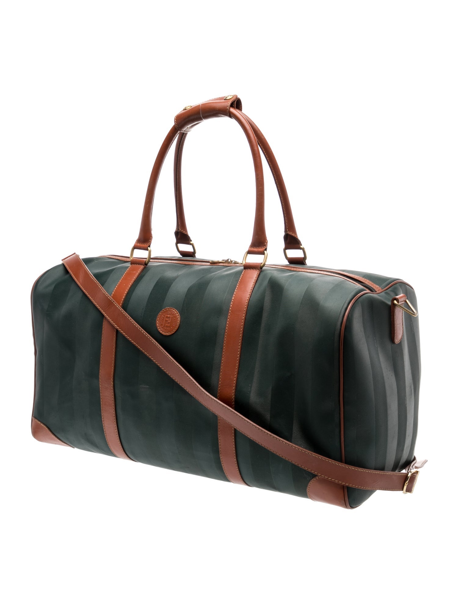 Fendi Pequin Weekender Bag