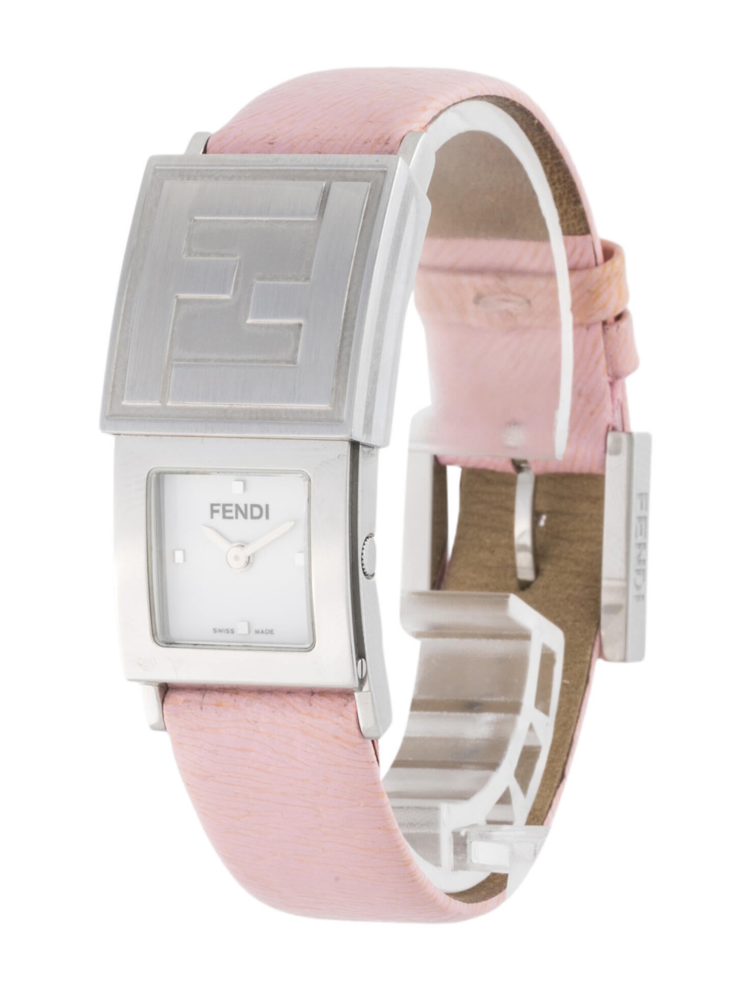 稼働 FENDI 腕時計 210G ピンク メンズ ラウンド デイト 2964 Fendi 210G Watch - 210G | The RealReal