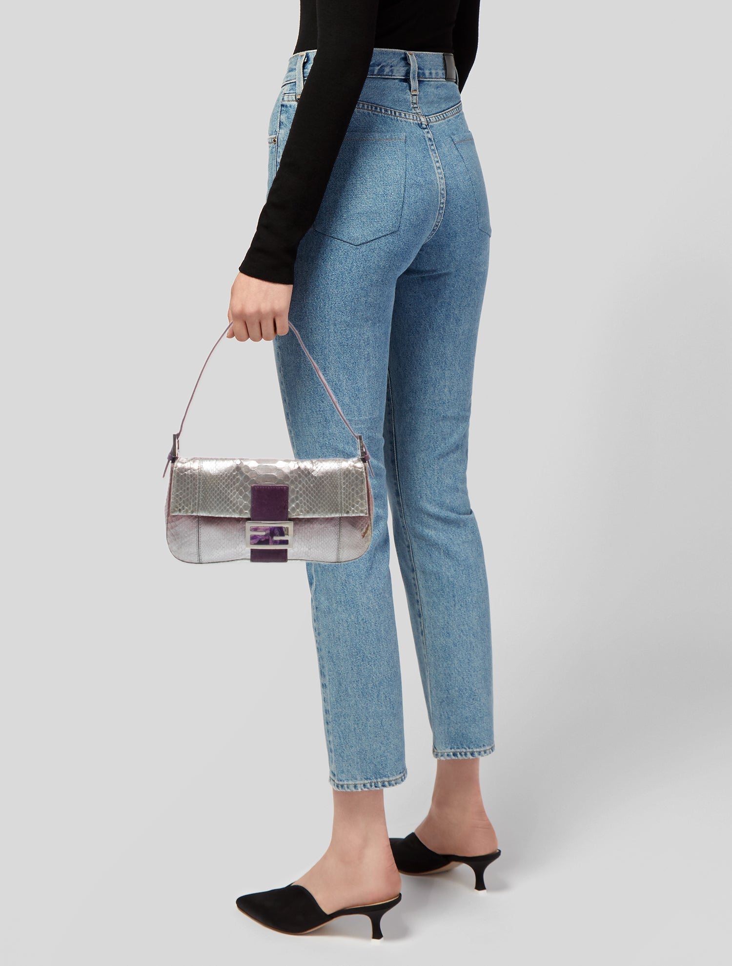 Fendi Zucca FF Baguette Vintage