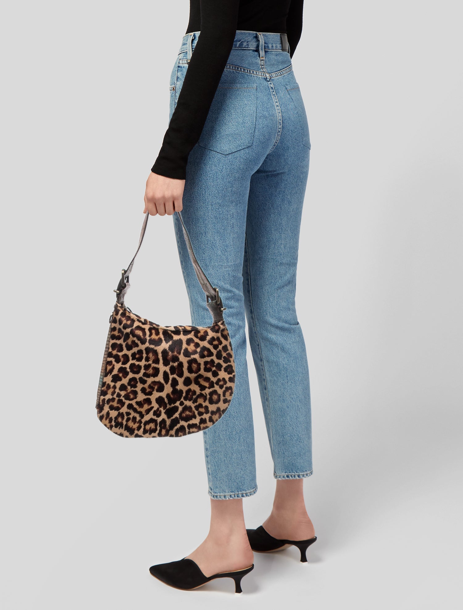 Fendi Zucca FF Oyster Hobo Vintage